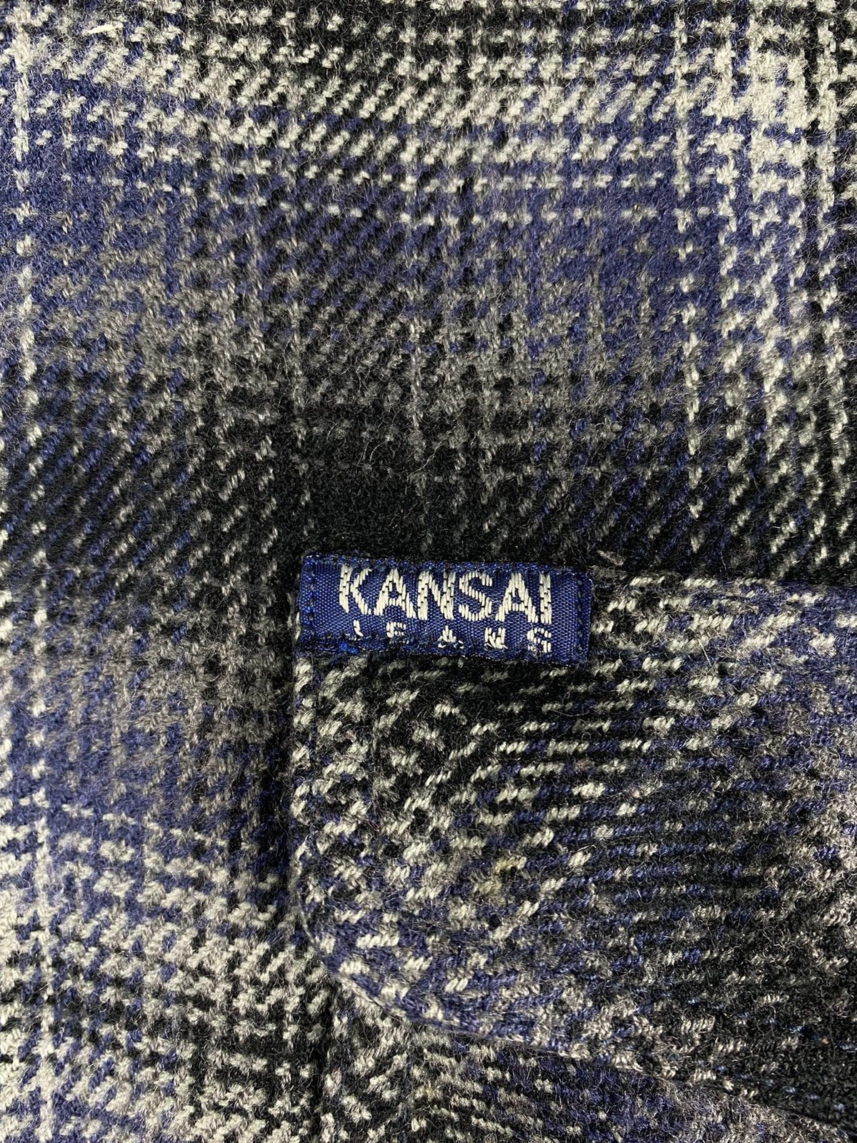 Kansai Yamamoto STEAL🔥 VTG Checkered Flannel Puffer Jacket By Kansai Jeans Size US M / EU 48-50 / 2 - 7 Thumbnail