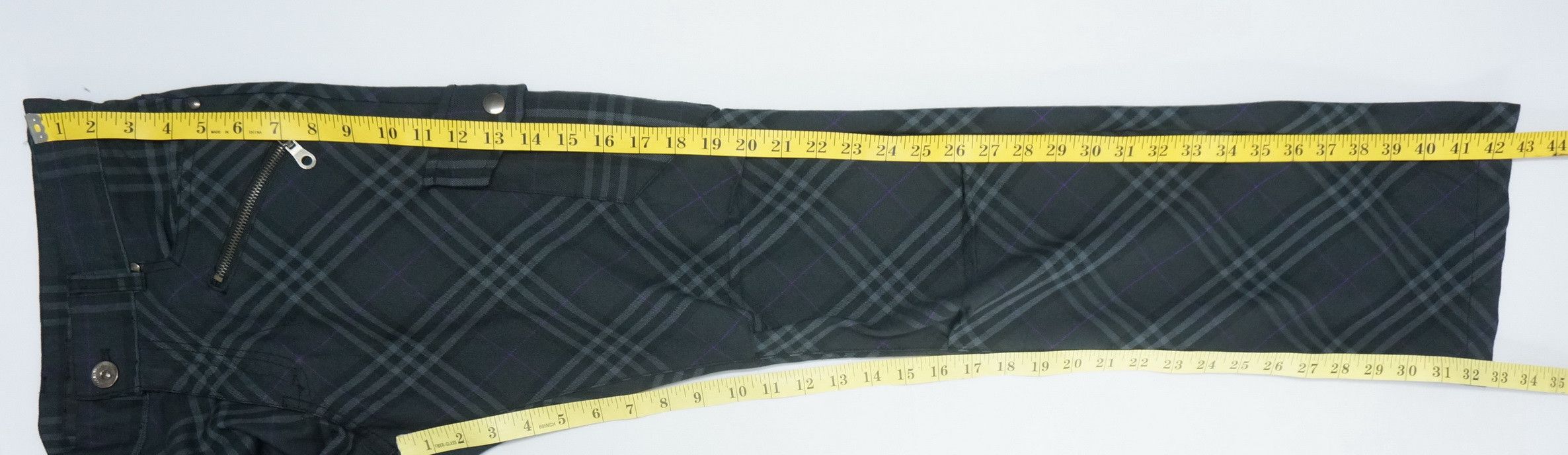 Japanese Brand × Mossimo MOSSIMO Polyester Rayon Plaid Multipocket Skinny Fit Pants Size US 32 / EU 48 - 18 Thumbnail