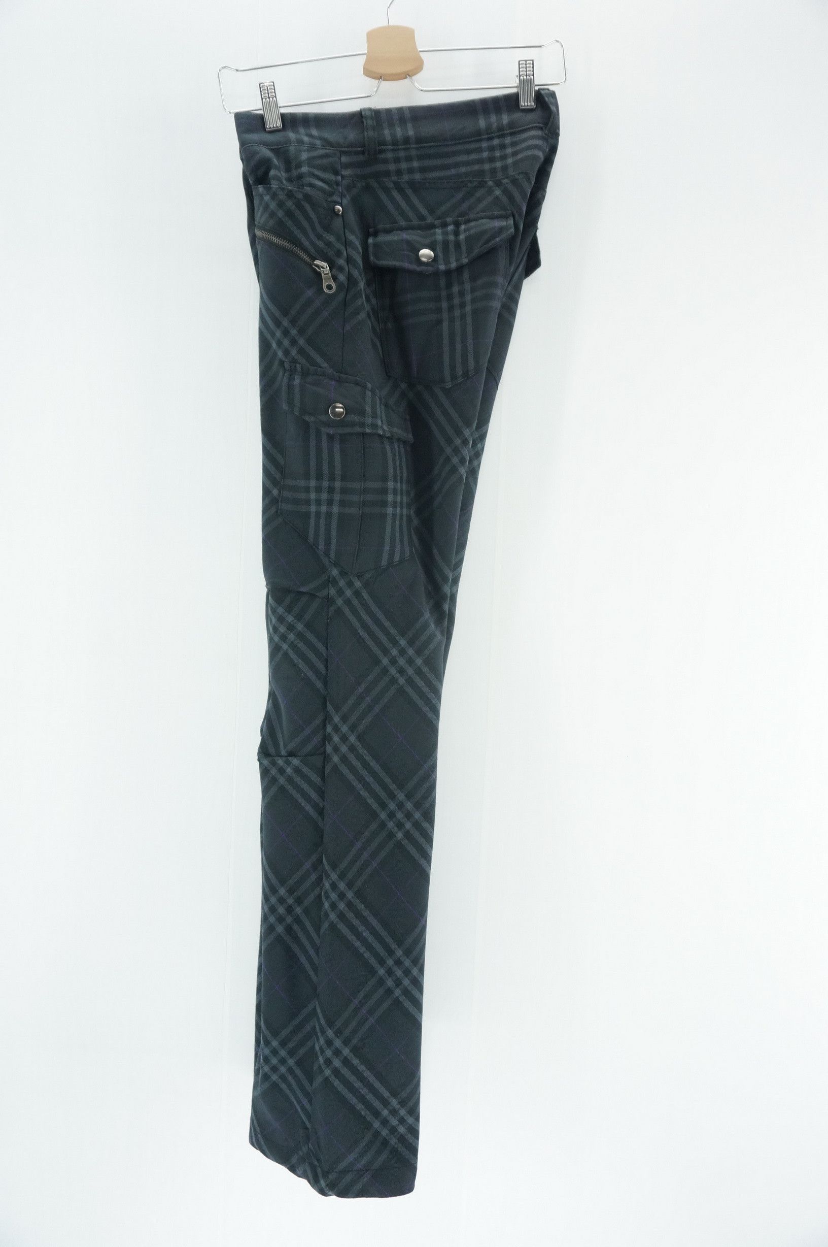 Japanese Brand × Mossimo MOSSIMO Polyester Rayon Plaid Multipocket Skinny Fit Pants Size US 32 / EU 48 - 9 Thumbnail