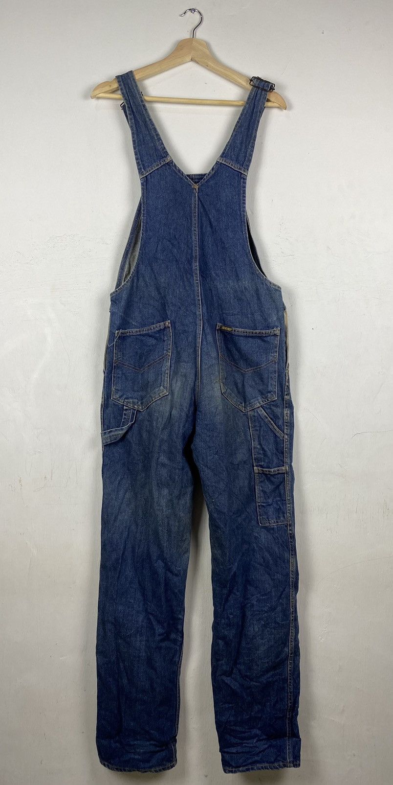 Japanese Brand STEAL 🔥 VINTAGE VICERER DENIM JEANS OVERALLS JUMPSUIT Size US 36 / EU 52 - 11 Thumbnail