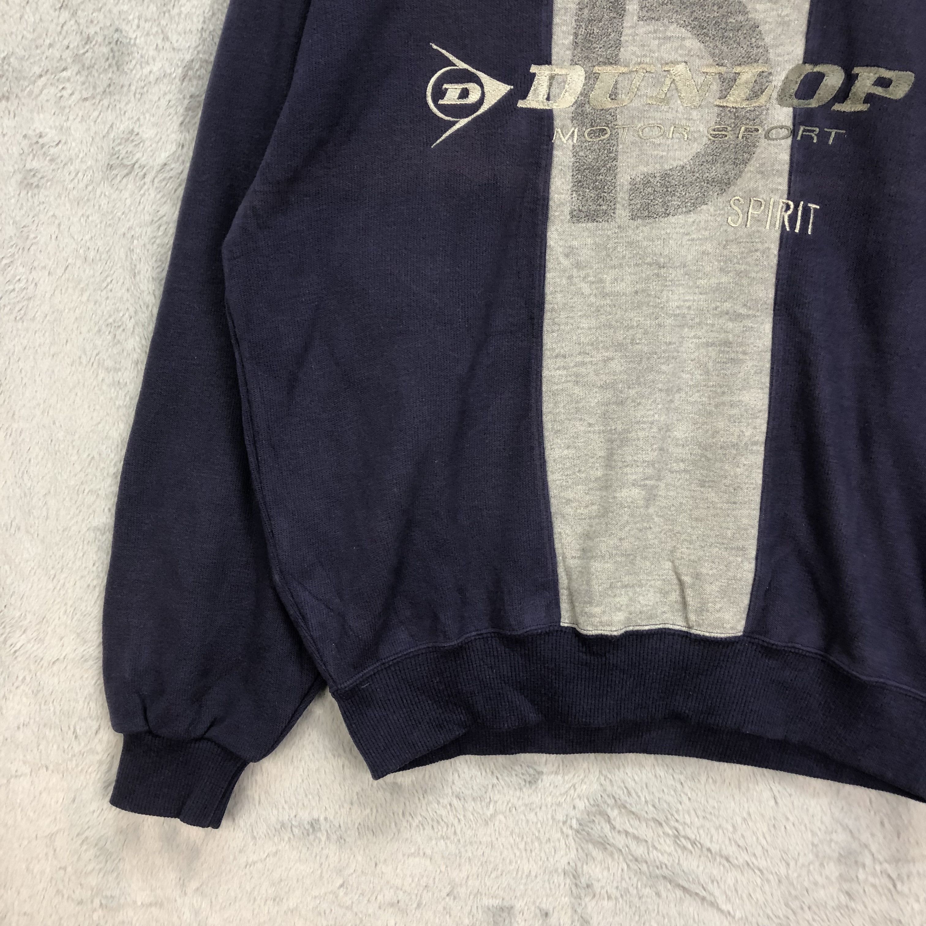 Dunlop VINTAGE DUNLOP MOTOR SPORT SPIRIT SWEATSHIRTS #5161-176 Size US M / EU 48-50 / 2 - 5 Thumbnail