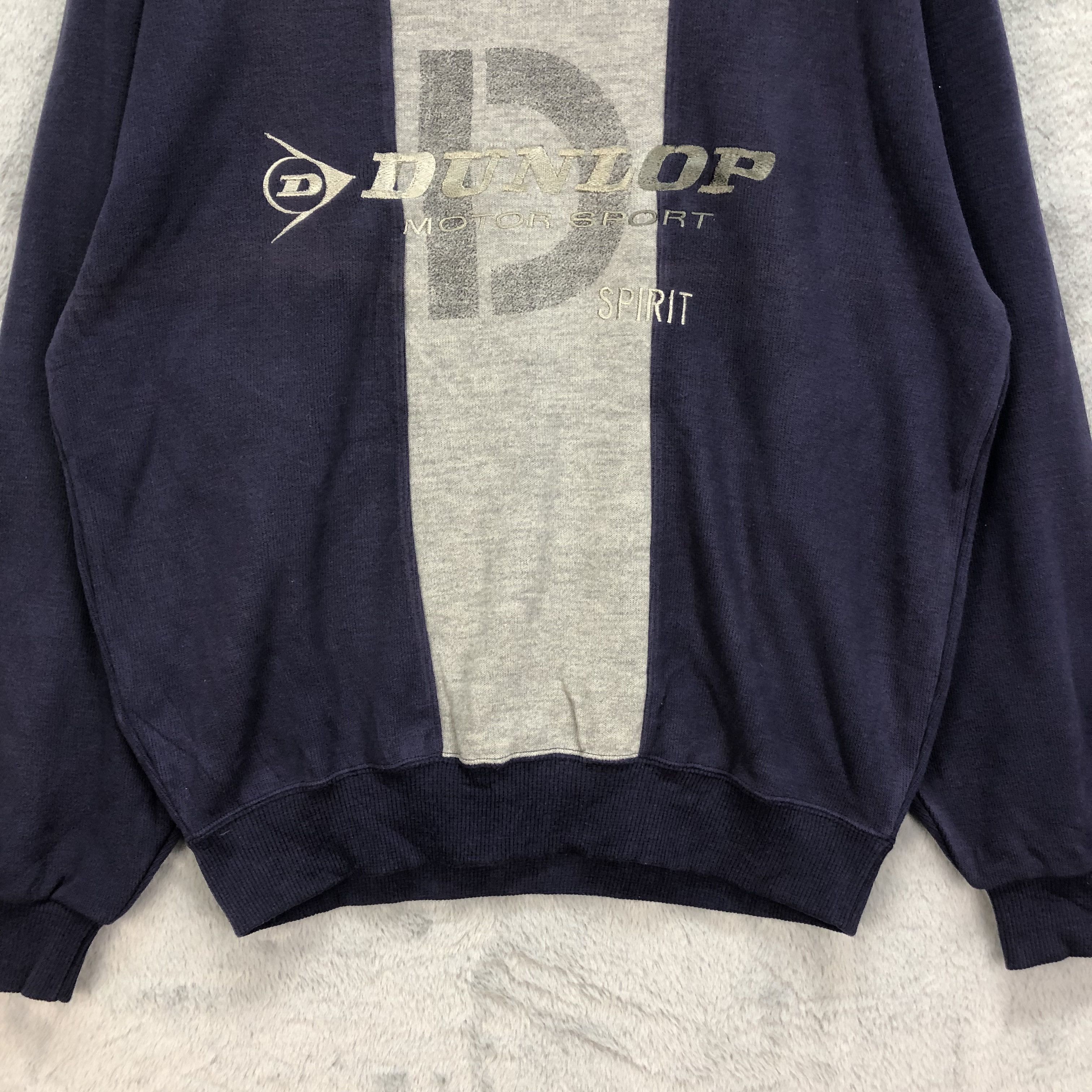 Dunlop VINTAGE DUNLOP MOTOR SPORT SPIRIT SWEATSHIRTS #5161-176 Size US M / EU 48-50 / 2 - 4 Thumbnail