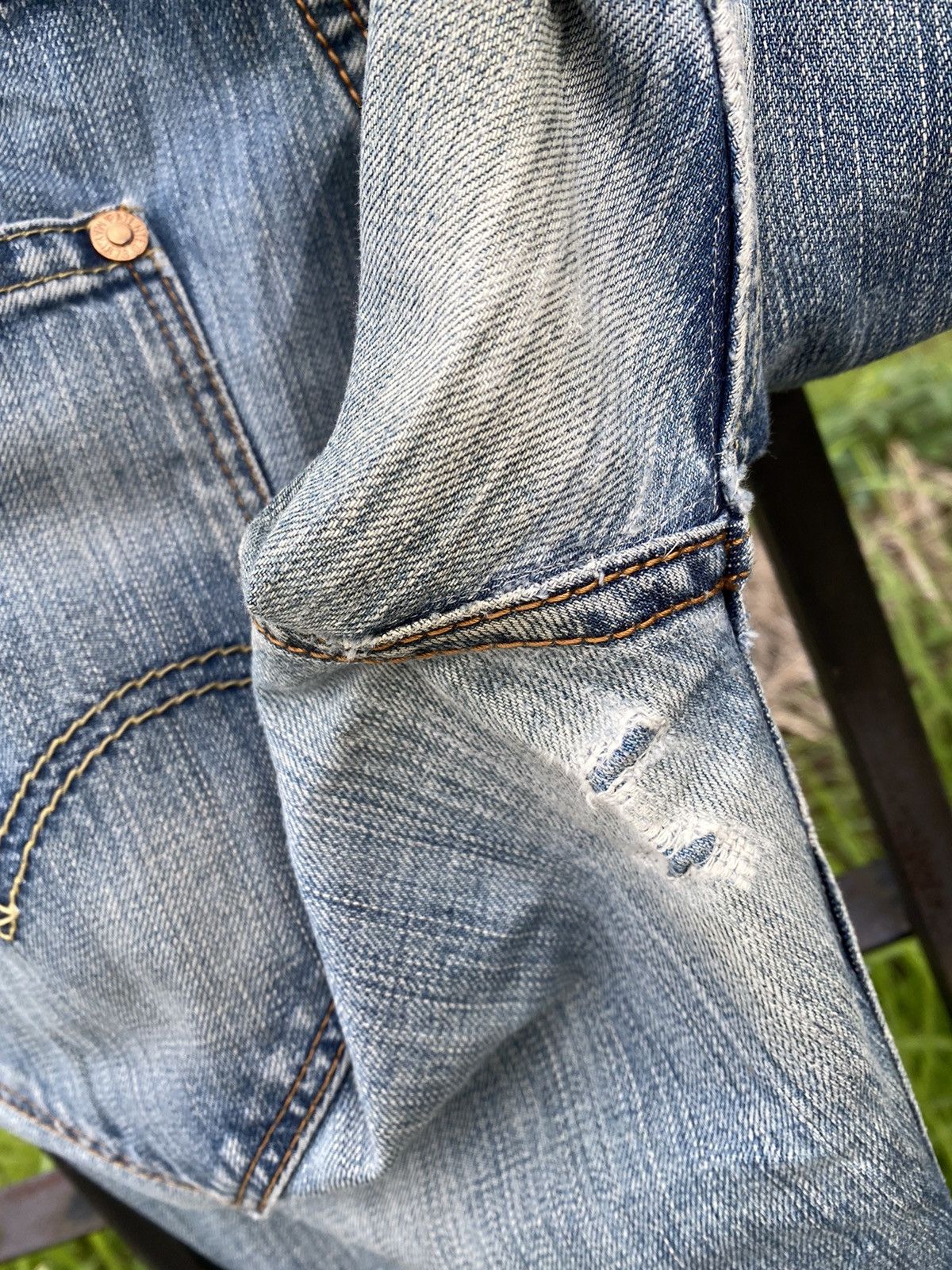 Levi's OFFER🔥 Vintage Levi’s 504 White Oak Stonewashed Denim Jeans Size US 34 / EU 50 - 12 Thumbnail