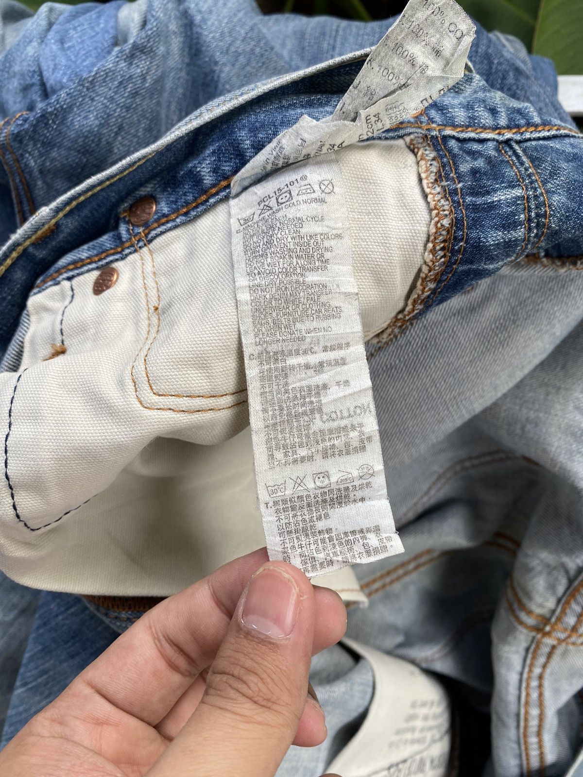 Levi's OFFER🔥 Vintage Levi’s 504 White Oak Stonewashed Denim Jeans Size US 34 / EU 50 - 9 Thumbnail