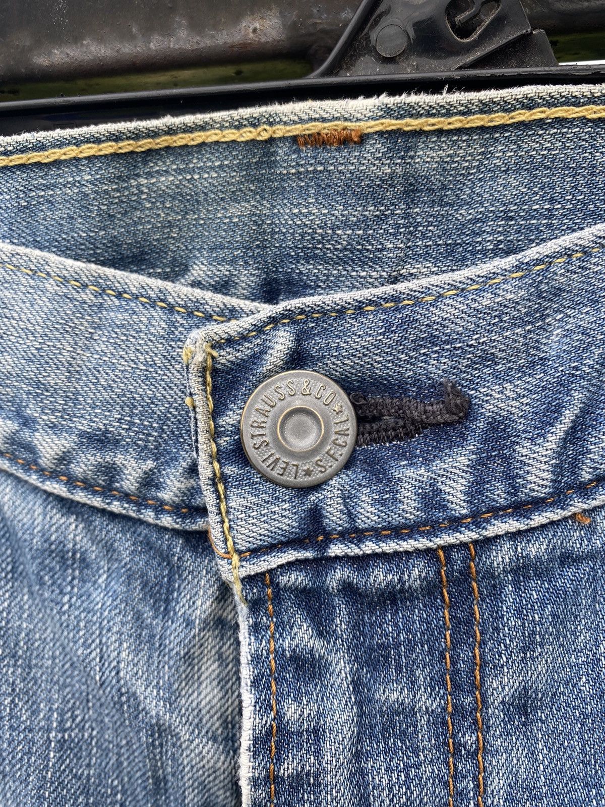 Levi's OFFER🔥 Vintage Levi’s 504 White Oak Stonewashed Denim Jeans Size US 34 / EU 50 - 4 Thumbnail