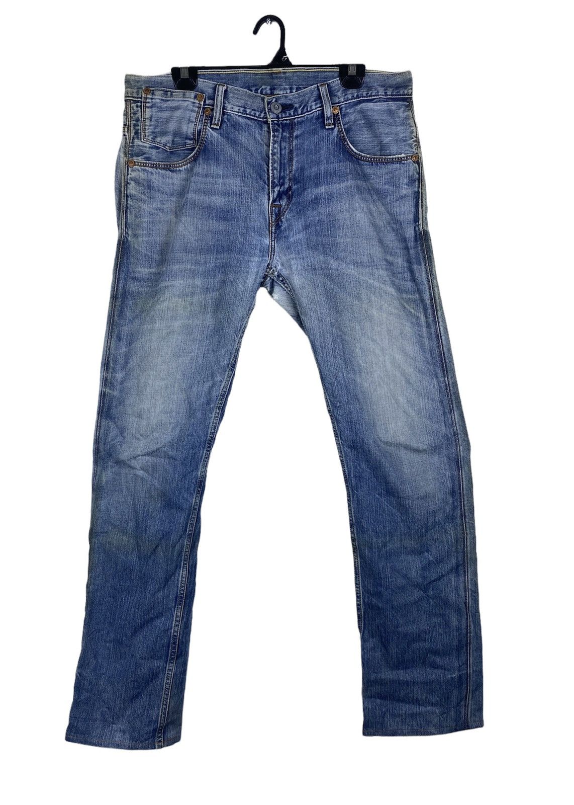 Levi's OFFER🔥 Vintage Levi’s 504 White Oak Stonewashed Denim Jeans Size US 34 / EU 50 - 1 Thumbnail
