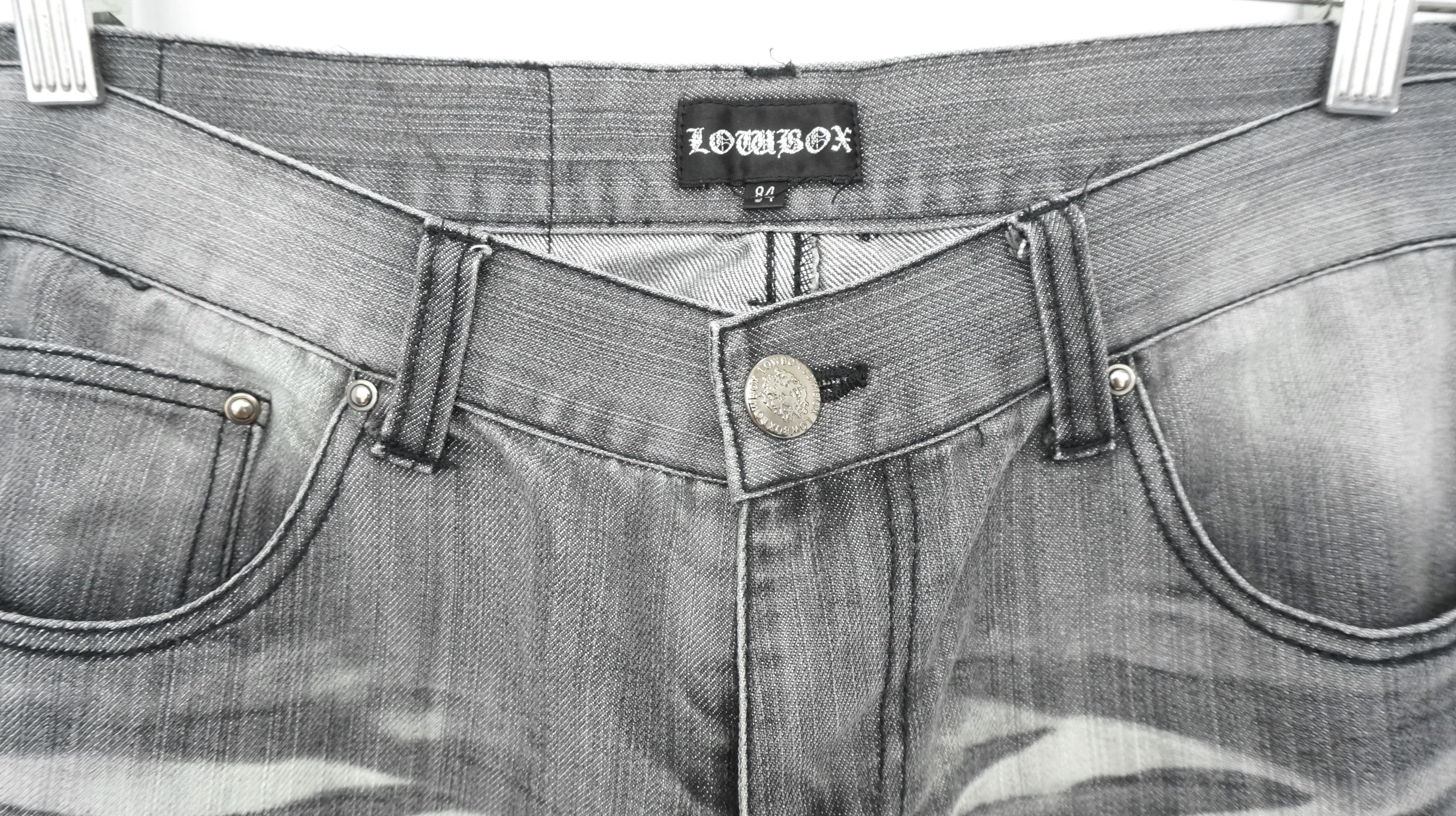 LOWBOX 🔥 LOWBOX Vintage Acid Wash Jeans Size US 32 / EU 48 - 7 Thumbnail