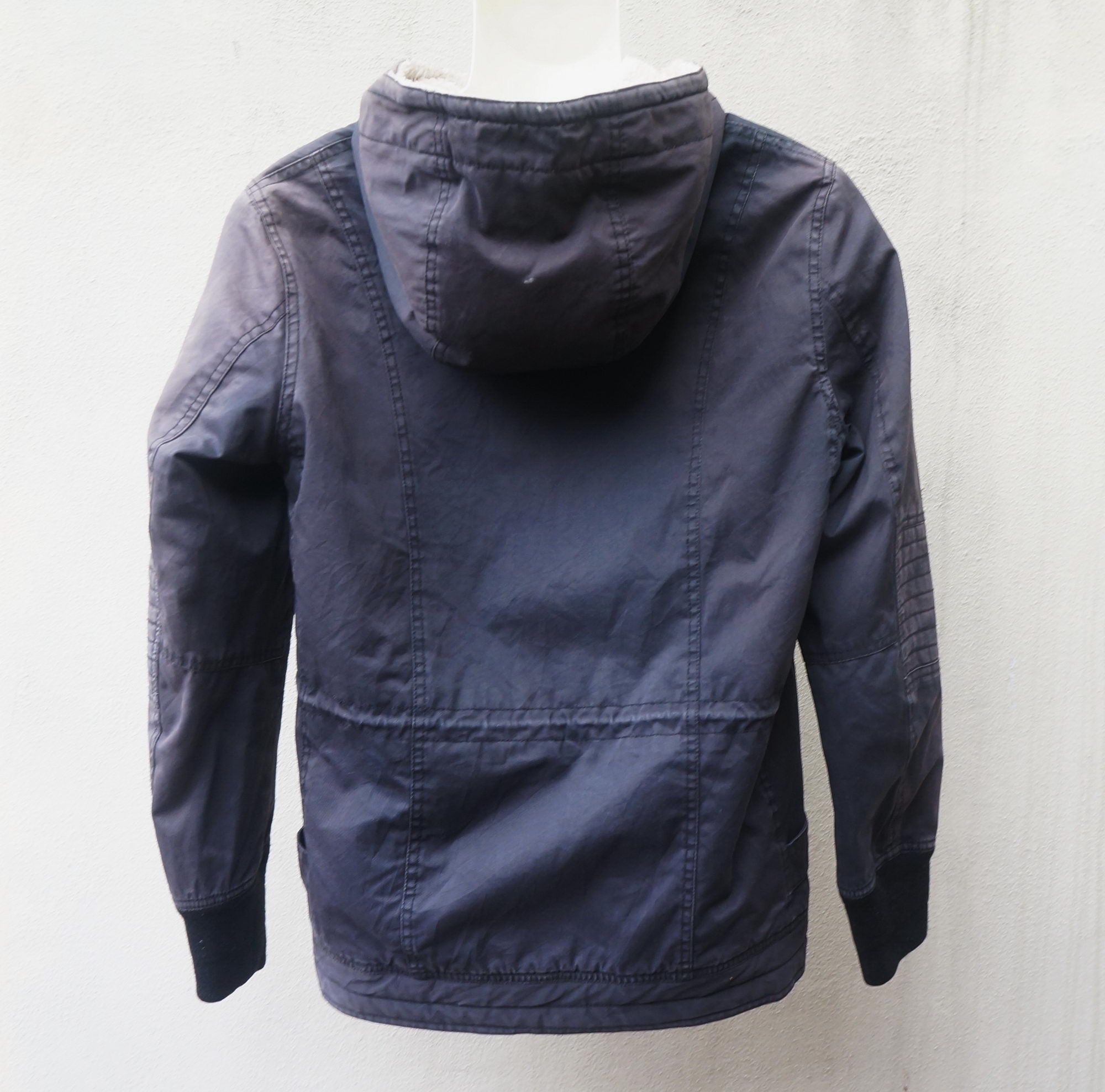 Japanese Brand TAKEO KIKUCHI Multi Pockets Sherpa Lined Hooded Jacket Size US M / EU 48-50 / 2 - 3 Thumbnail