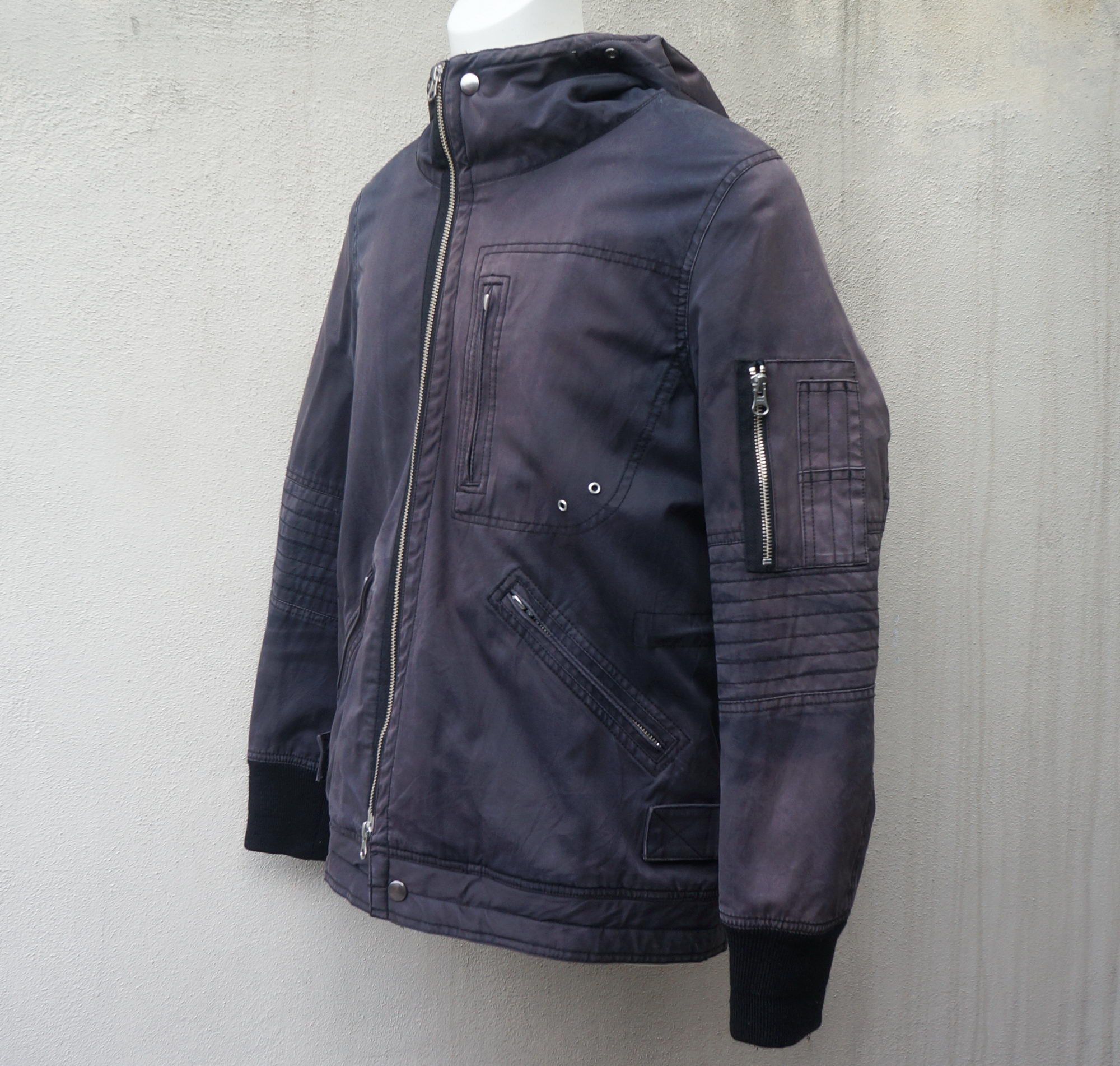 Japanese Brand TAKEO KIKUCHI Multi Pockets Sherpa Lined Hooded Jacket Size US M / EU 48-50 / 2 - 14 Thumbnail