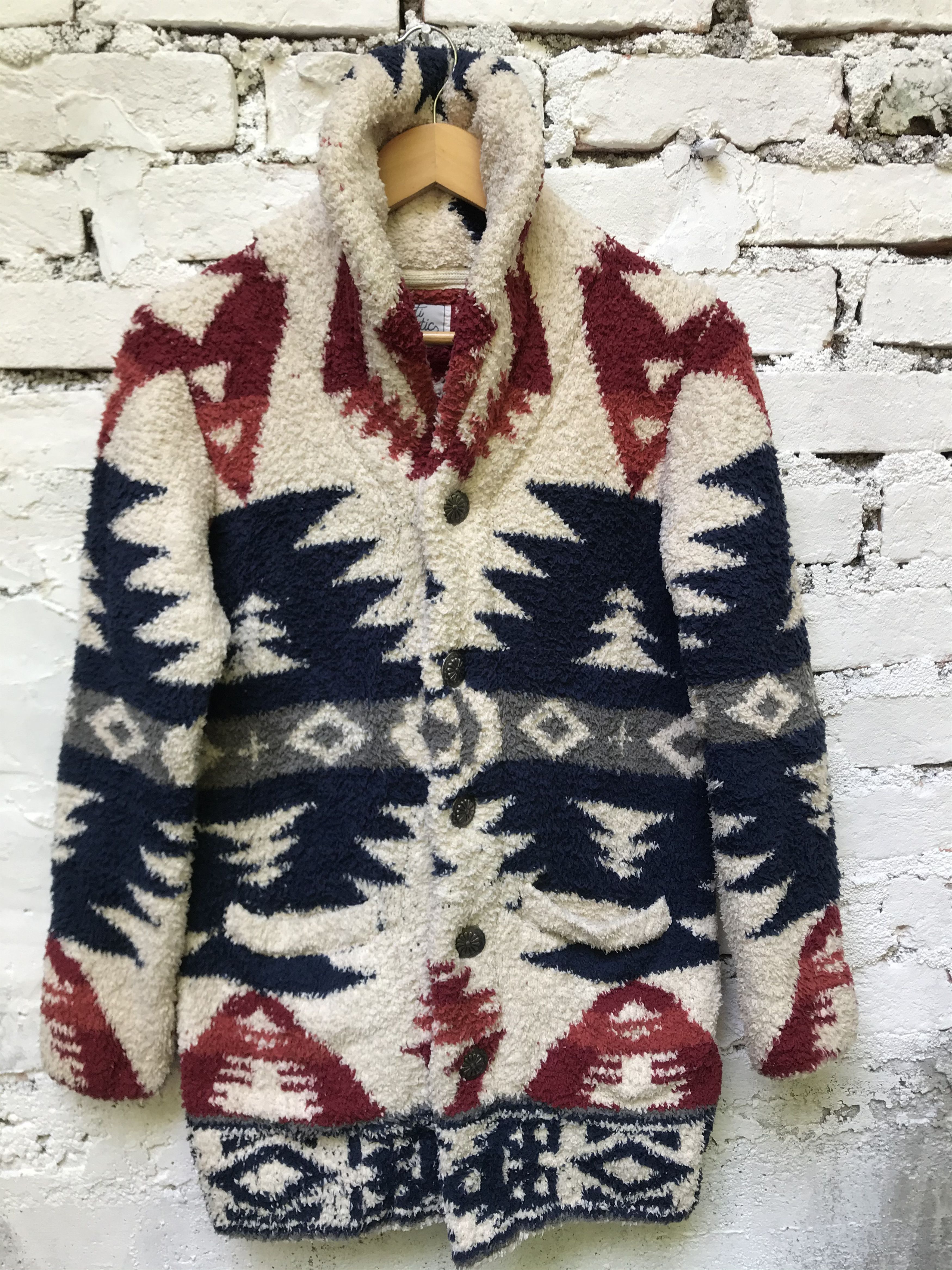 Japanese Brand Anti Balistic Fleece Navajo Kapital inspired Jacket Size S / US 4 / IT 40 - 1 Thumbnail