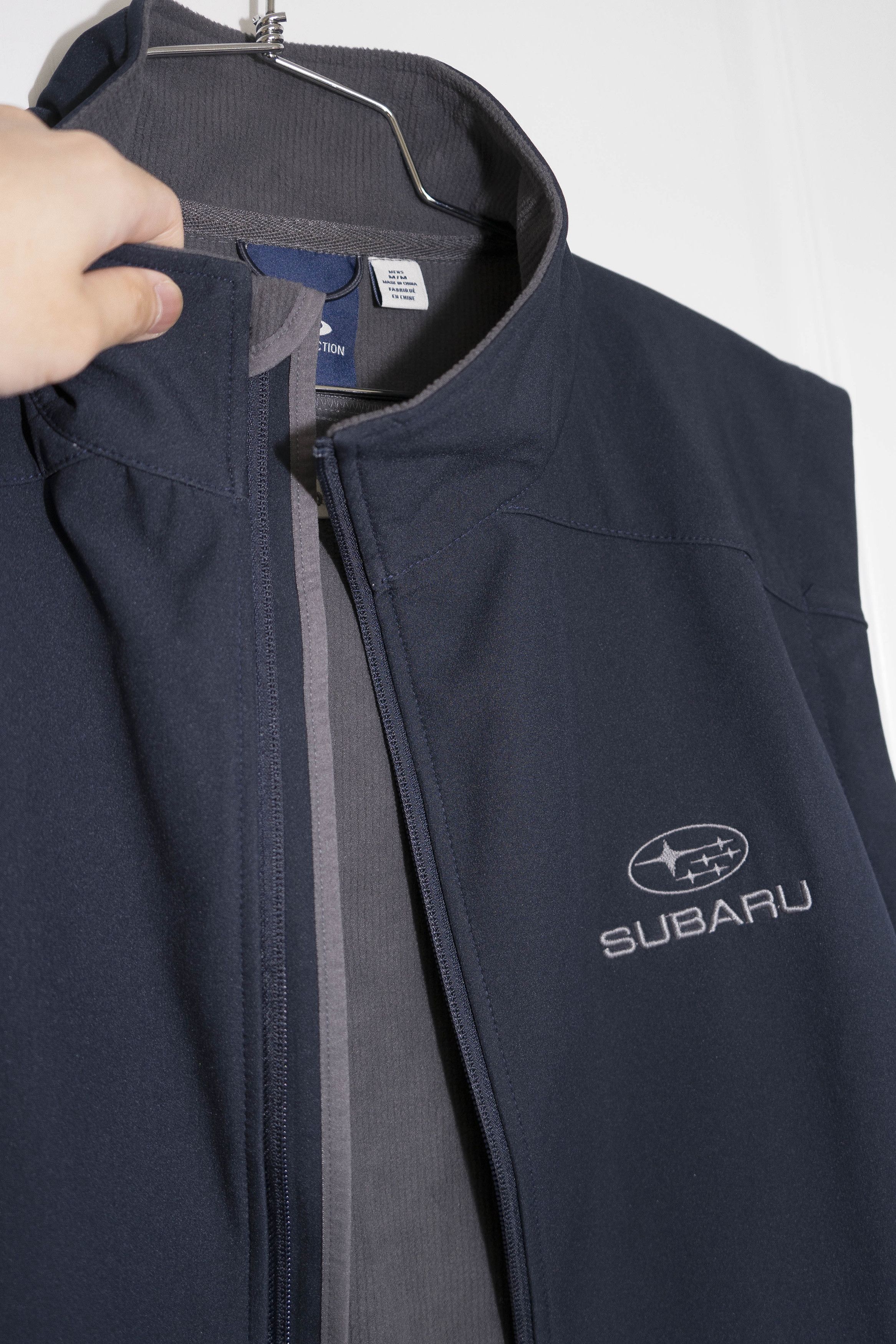 Japanese Brand Subaru - Fleece-Lined Light Vest (Navy/Grey) - Sz M Size US M / EU 48-50 / 2 - 16 Thumbnail