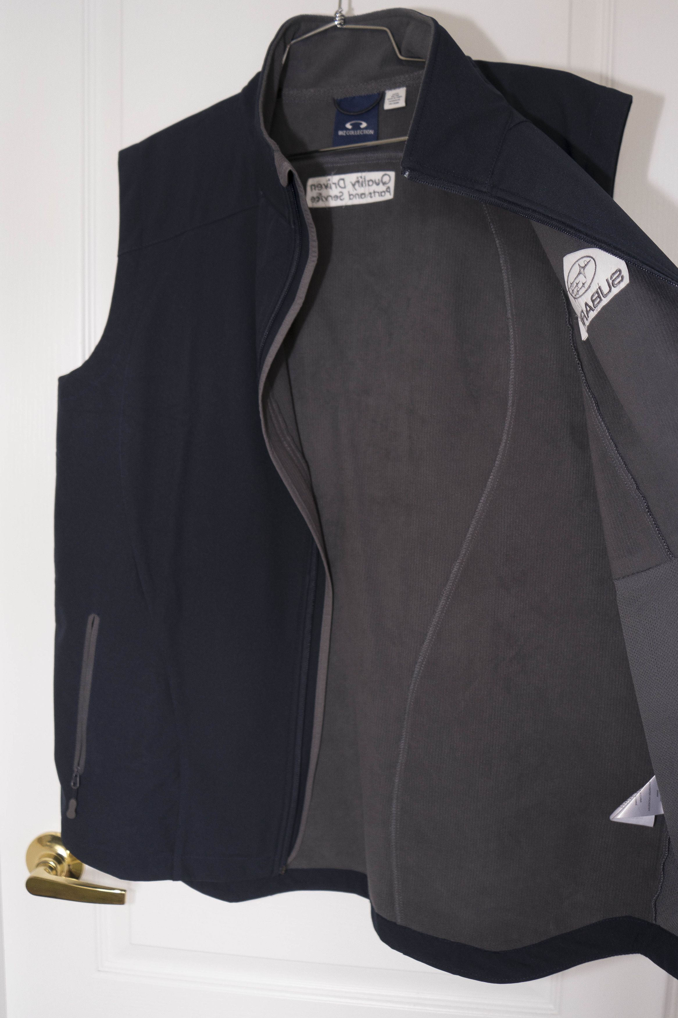 Japanese Brand Subaru - Fleece-Lined Light Vest (Navy/Grey) - Sz M Size US M / EU 48-50 / 2 - 17 Thumbnail