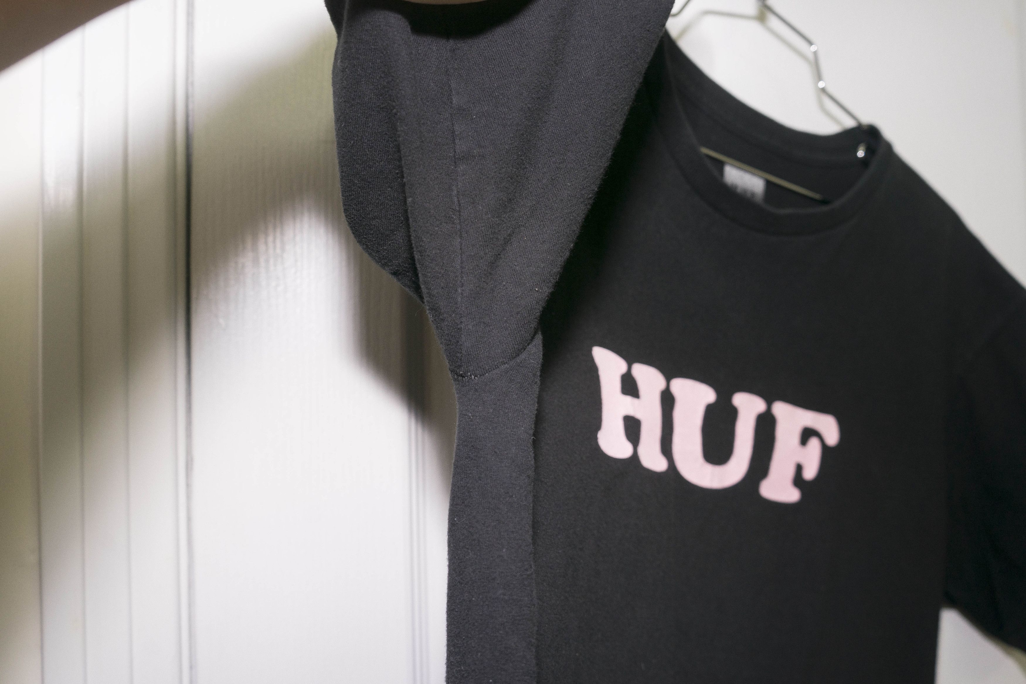 Huf HUF "Bubble Letters" Pink Logo Tee - Sz M Size US M / EU 48-50 / 2 - 15 Thumbnail