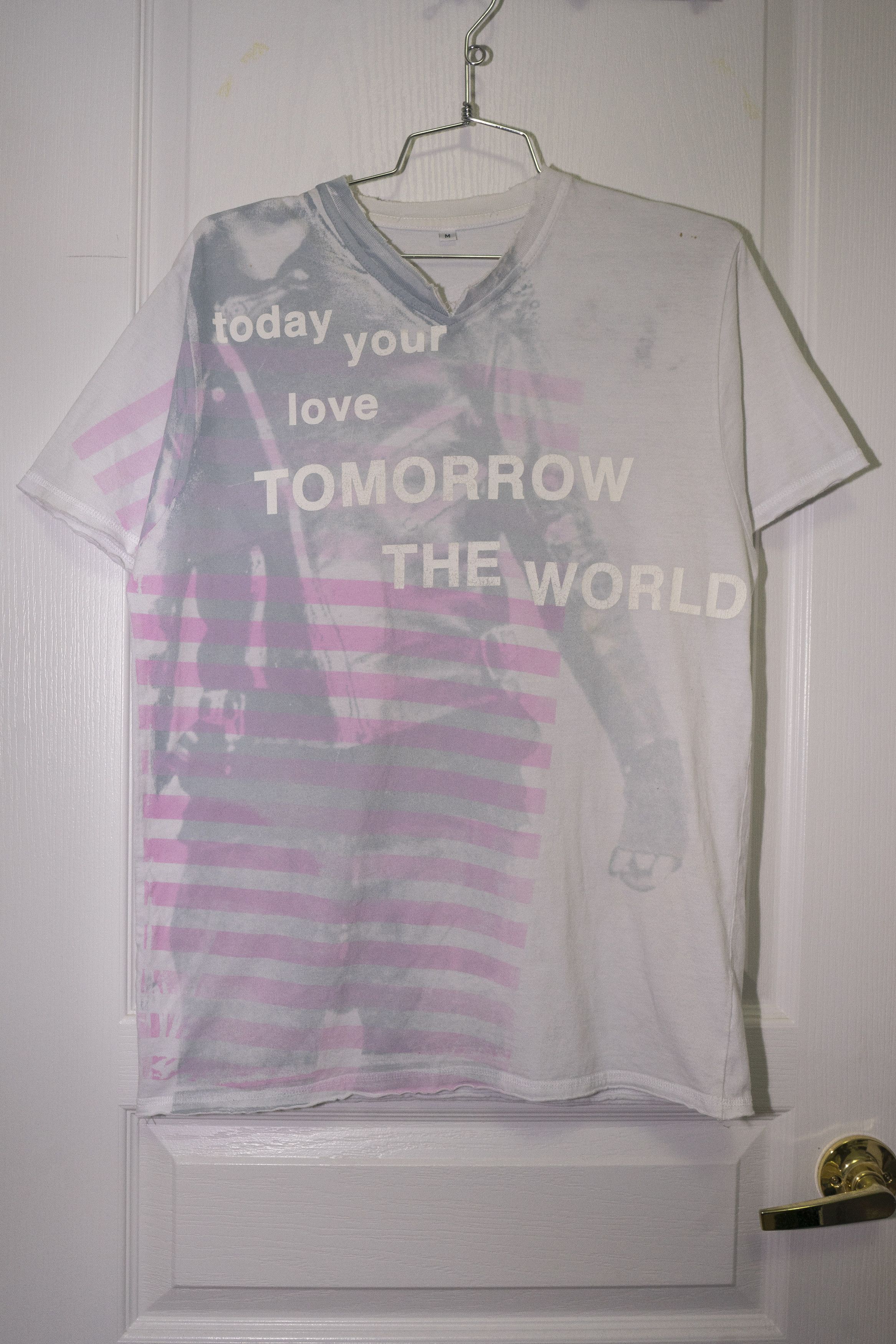 Vintage "Today Your Love, Tomorrow The World" Graphic Tee - Sz M Size US M / EU 48-50 / 2 - 1 Thumbnail