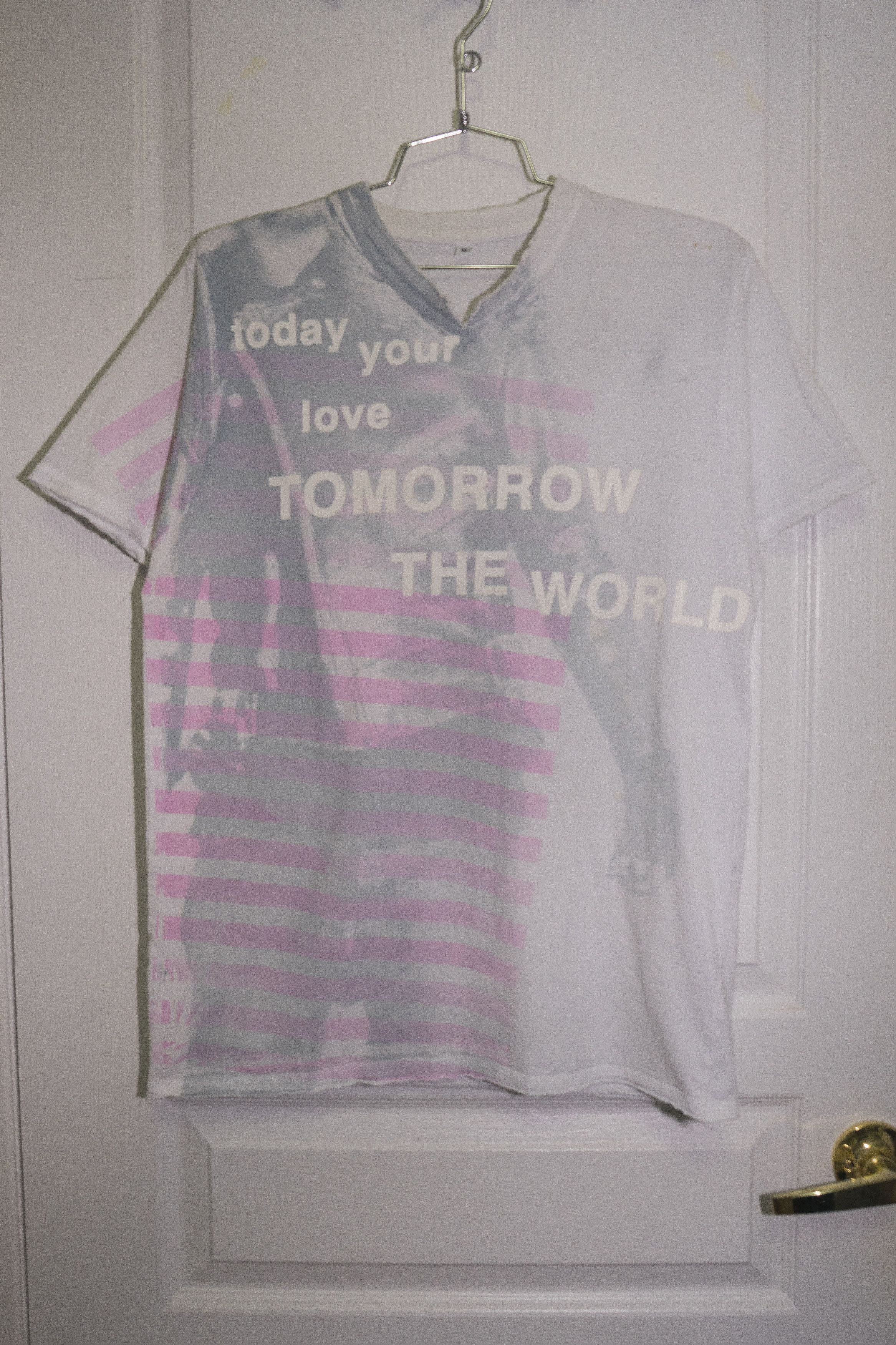 Vintage "Today Your Love, Tomorrow The World" Graphic Tee - Sz M Size US M / EU 48-50 / 2 - 4 Thumbnail