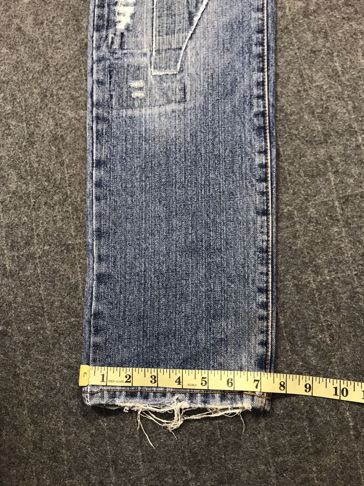 Seditionaries Vintage Japanese Brand Indigo Denim Jeans Patches Stitch Size US 30 / EU 46 - 16 Thumbnail