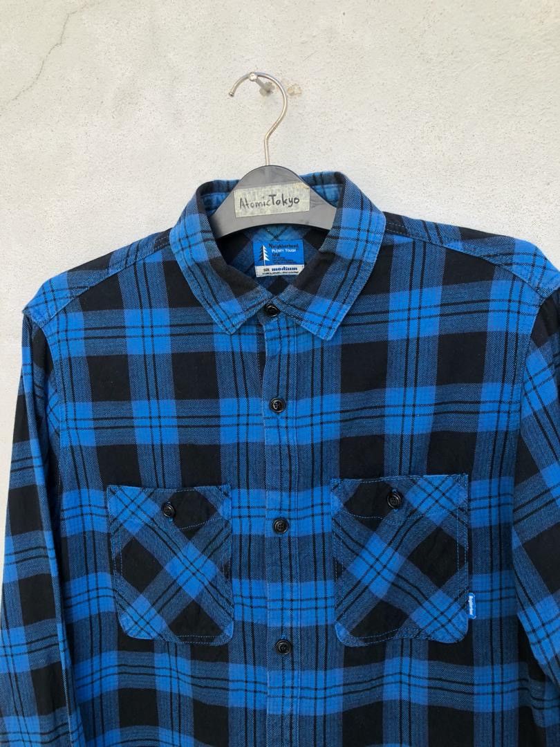 Neighborhood Double Pocket Plenty Tough Flannel Shirt Size US M / EU 48-50 / 2 - 2 Thumbnail
