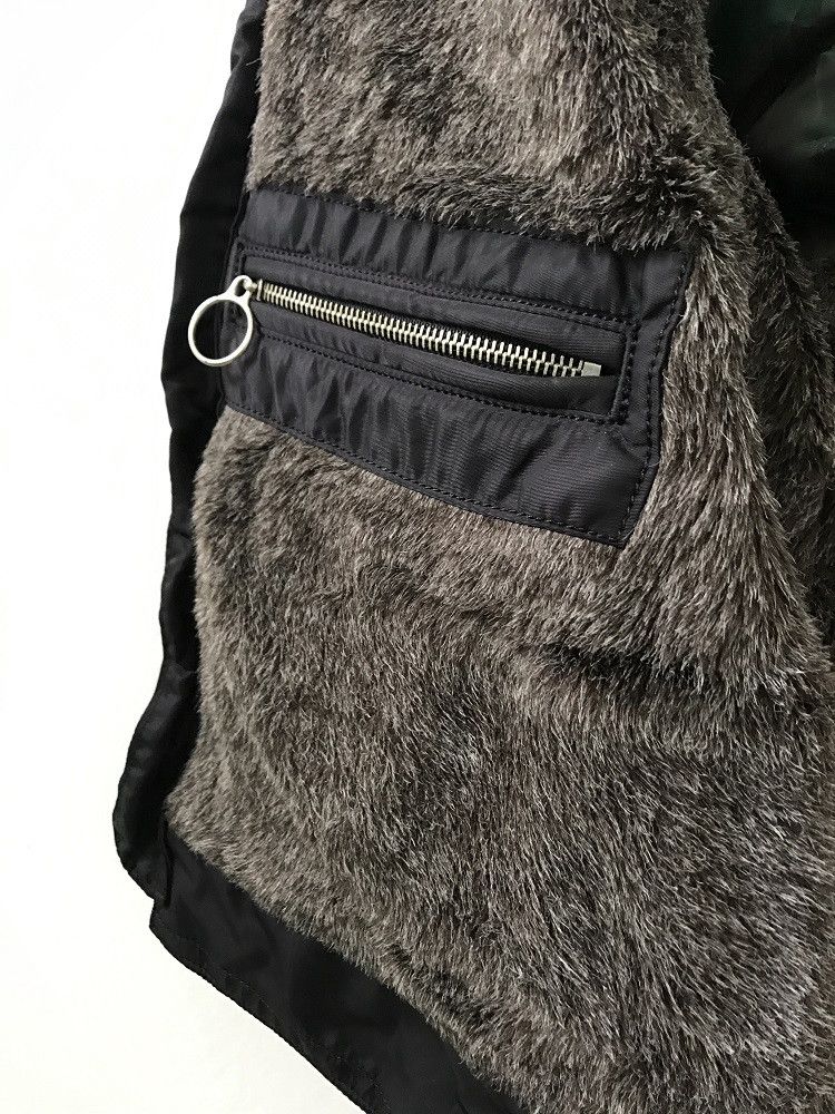 Blue Blue Japan × HOLLYWOOD RANCH MARKET Furr Lining Black Cafe Racer Jacket Size US S / EU 44-46 / 1 - 14 Thumbnail