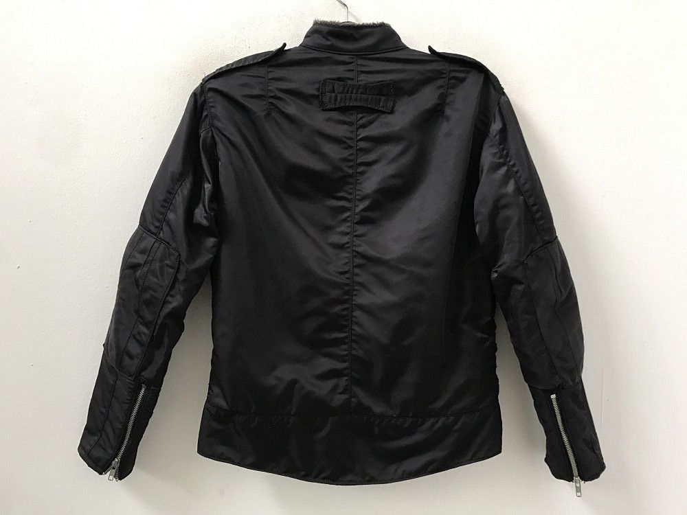 Blue Blue Japan × HOLLYWOOD RANCH MARKET Furr Lining Black Cafe Racer Jacket Size US S / EU 44-46 / 1 - 1 Thumbnail