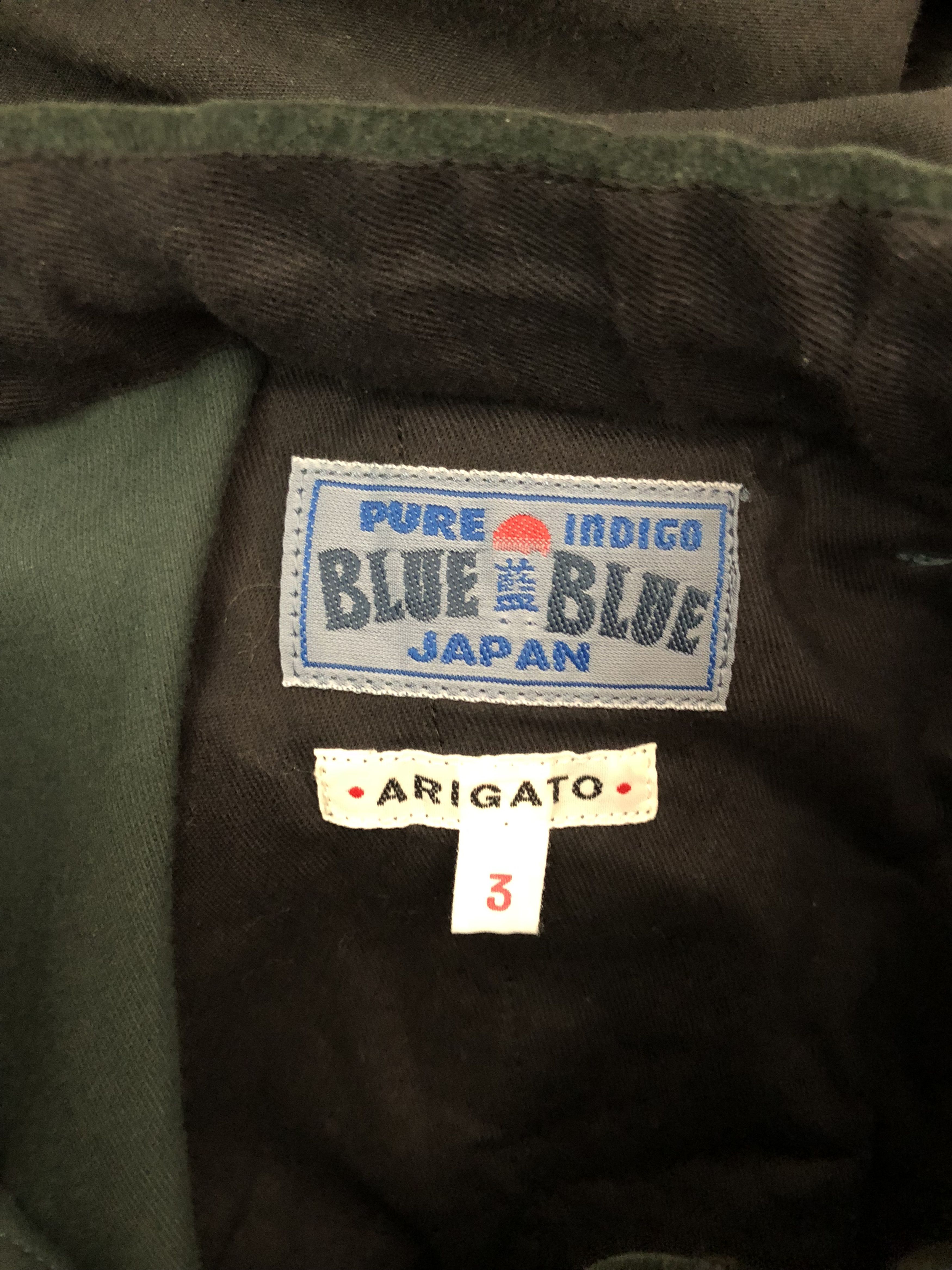 Blue Blue Japan × Indigo Pure Indigo Blue Blue Japan Arigato Velvet Green Size US 32 / EU 48 - 13 Thumbnail