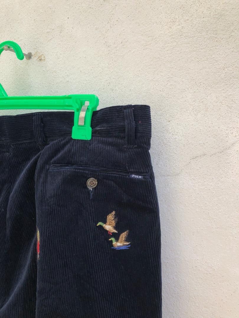 Polo Ralph Lauren PRL Atomic Embroidery Corduroy Trouser Pant Size US 32 / EU 48 - 7 Thumbnail