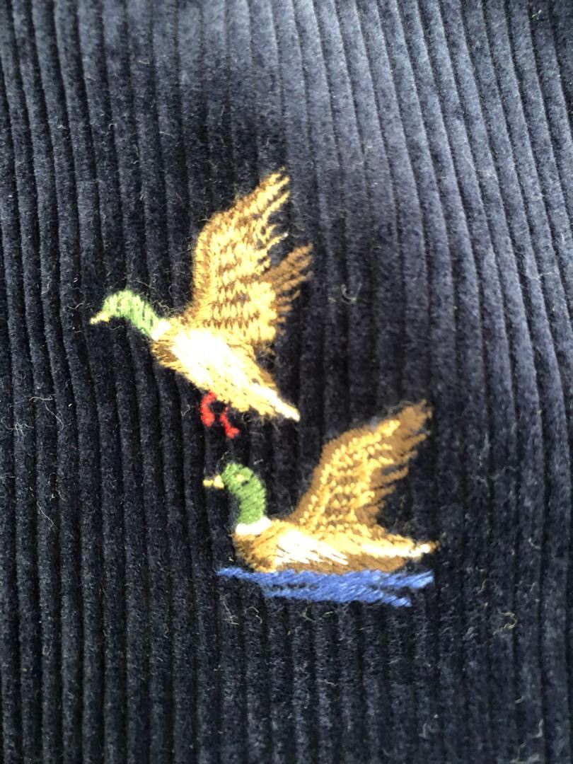Polo Ralph Lauren PRL Atomic Embroidery Corduroy Trouser Pant Size US 32 / EU 48 - 8 Thumbnail