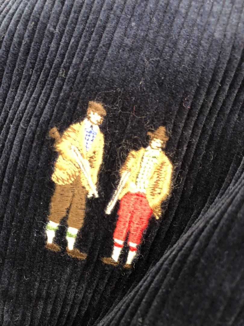 Polo Ralph Lauren PRL Atomic Embroidery Corduroy Trouser Pant Size US 32 / EU 48 - 9 Thumbnail