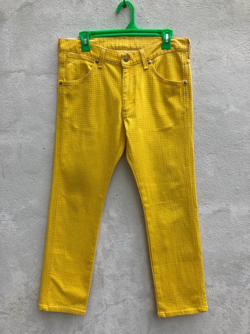 N. Hoolywood N. Hoolywood X Wrangler Yellow Houndstooth