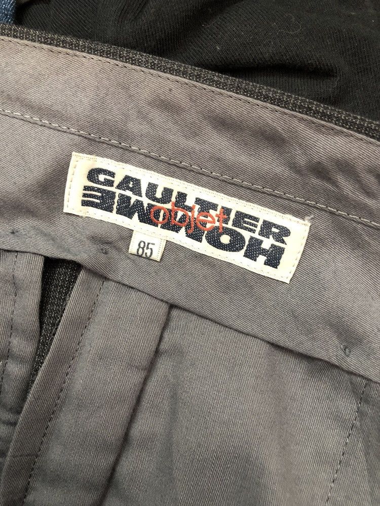 Gaultier Homme Objet × Jean Paul Gaultier Gaultier Homme Objet Checkered Wool Trouser Pant Size US 32 / EU 48 - 9 Thumbnail