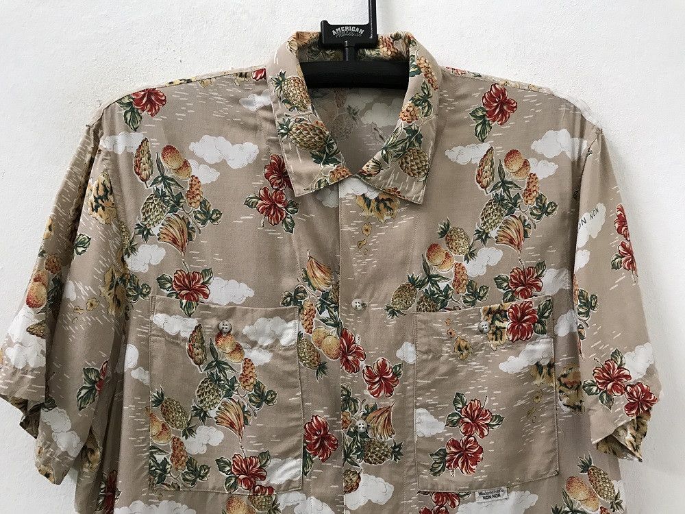 Mademoiselle Non Non Mademoiselle Non Non Japan Rayon Hawaiian Shirt Size US M / EU 48-50 / 2 - 2 Thumbnail