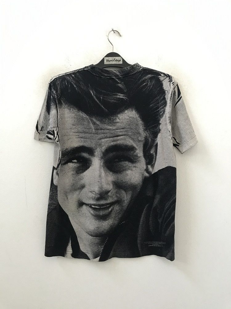 Vintage 90s 1993 James Dean Legendary Actor Over Print t shirt Size US M / EU 48-50 / 2 - 4 Thumbnail