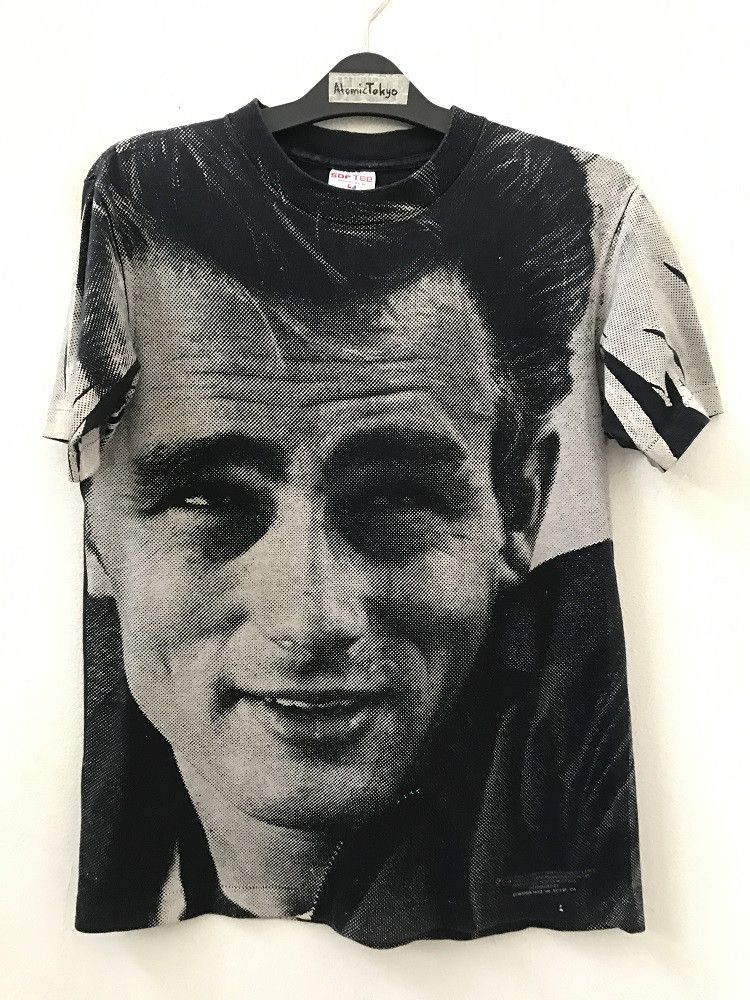 Vintage 90s 1993 James Dean Legendary Actor Over Print t shirt Size US M / EU 48-50 / 2 - 1 Thumbnail