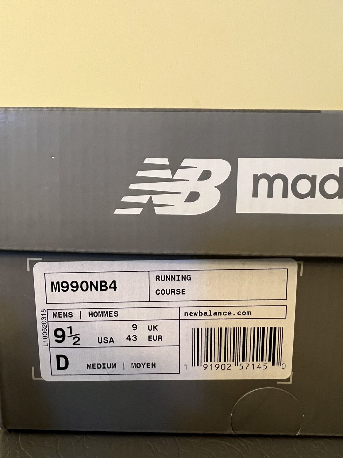 New Balance 990v4 ‘Made in 1982’ Size US 9.5 / EU 42-43 - 6 Thumbnail