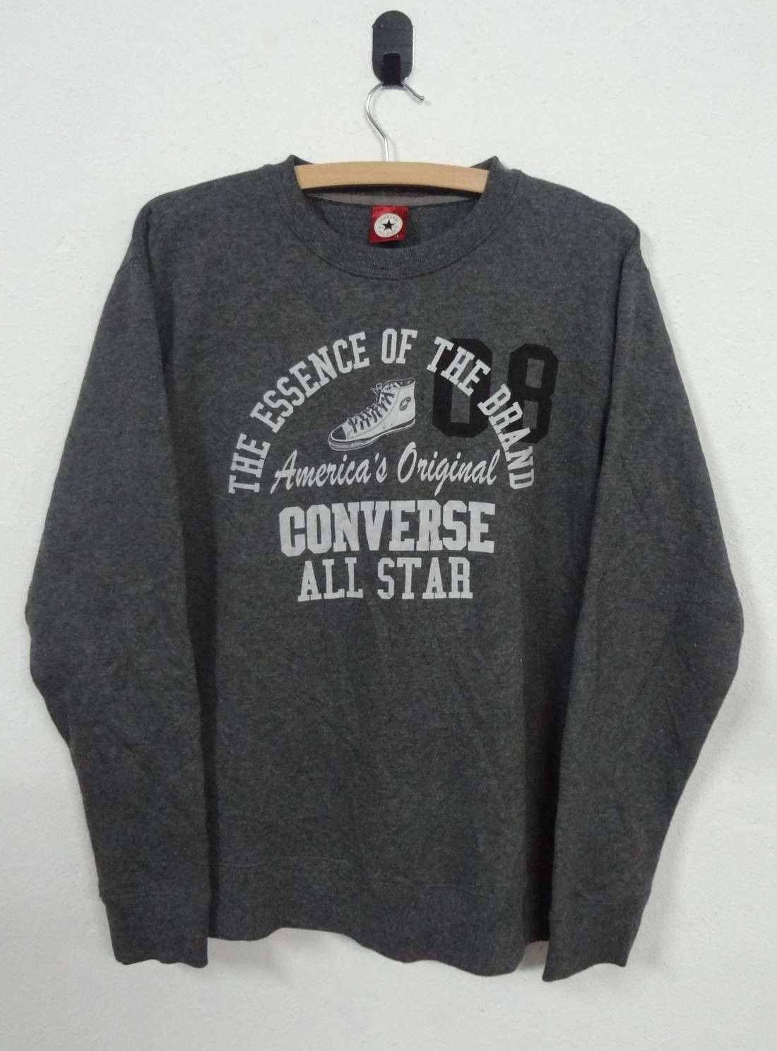 image of Converse All Star Sweatshirt in Grey, Men's (Size XL)