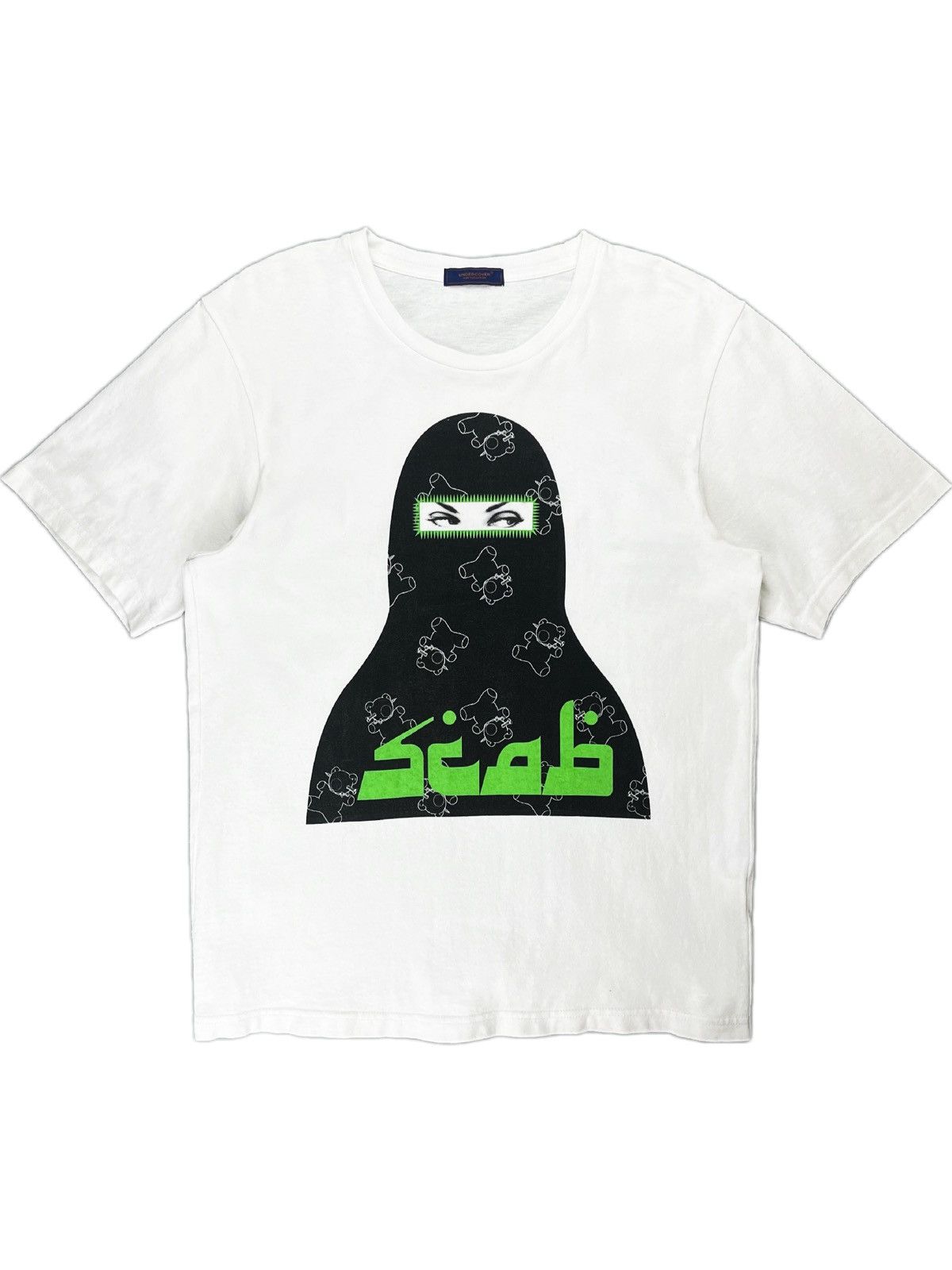 Undercover SS16 Undercover Scab Arabic Headdress Tshirt White