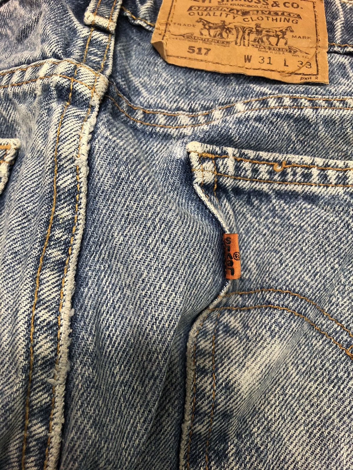 Levi's Vintage Clothing × Vintage Vintage Levis Oren Tag 517 Made in Usa Size US 31 - 5 Thumbnail