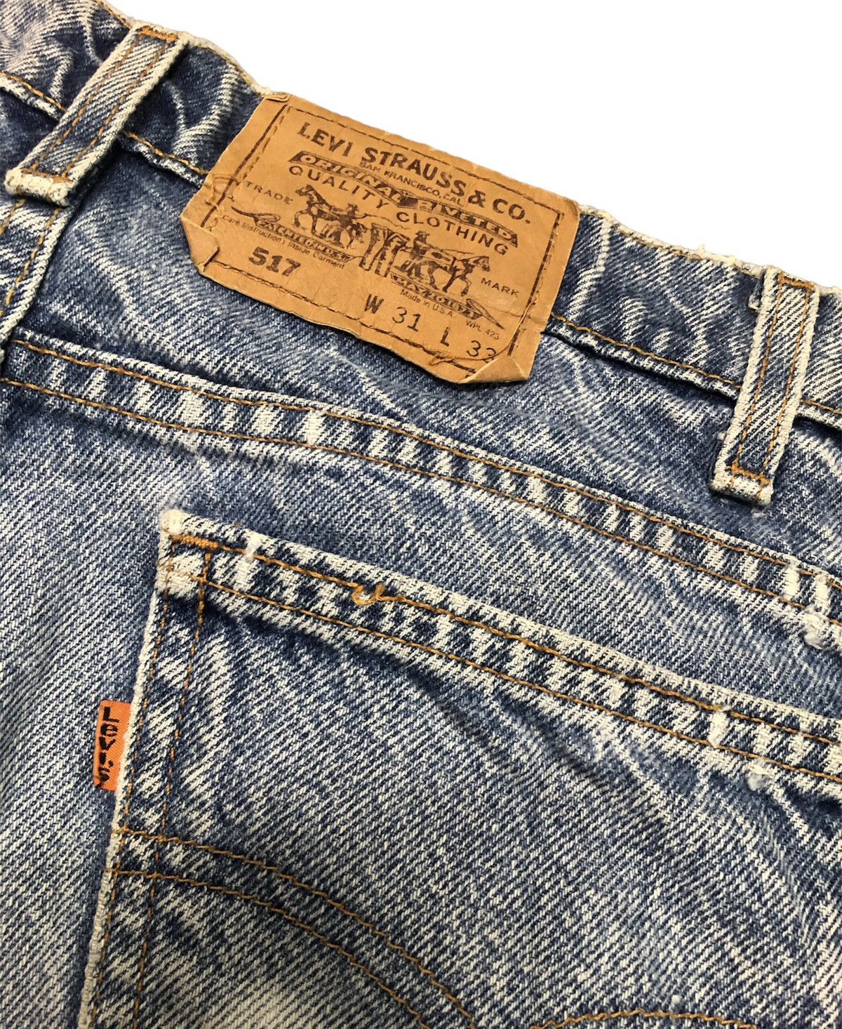 Levi's Vintage Clothing × Vintage Vintage Levis Oren Tag 517 Made in Usa Size US 31 - 15 Thumbnail