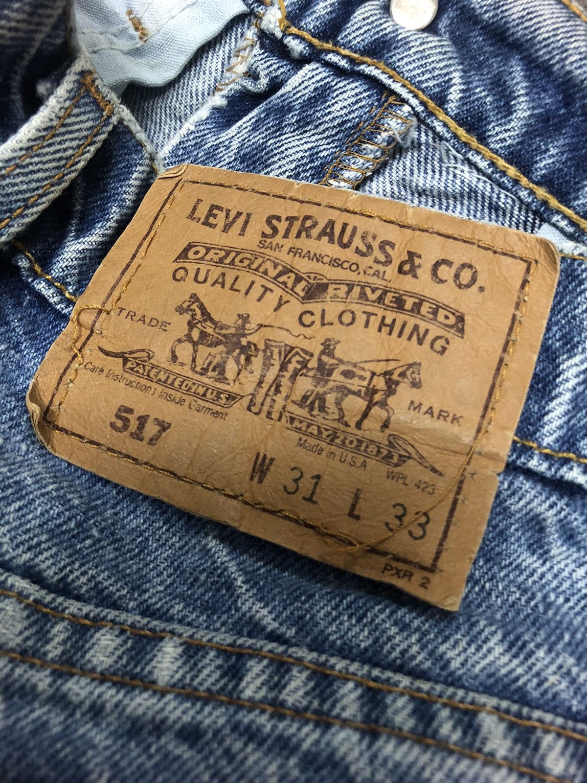 Levi's Vintage Clothing × Vintage Vintage Levis Oren Tag 517 Made in Usa Size US 31 - 2 Thumbnail