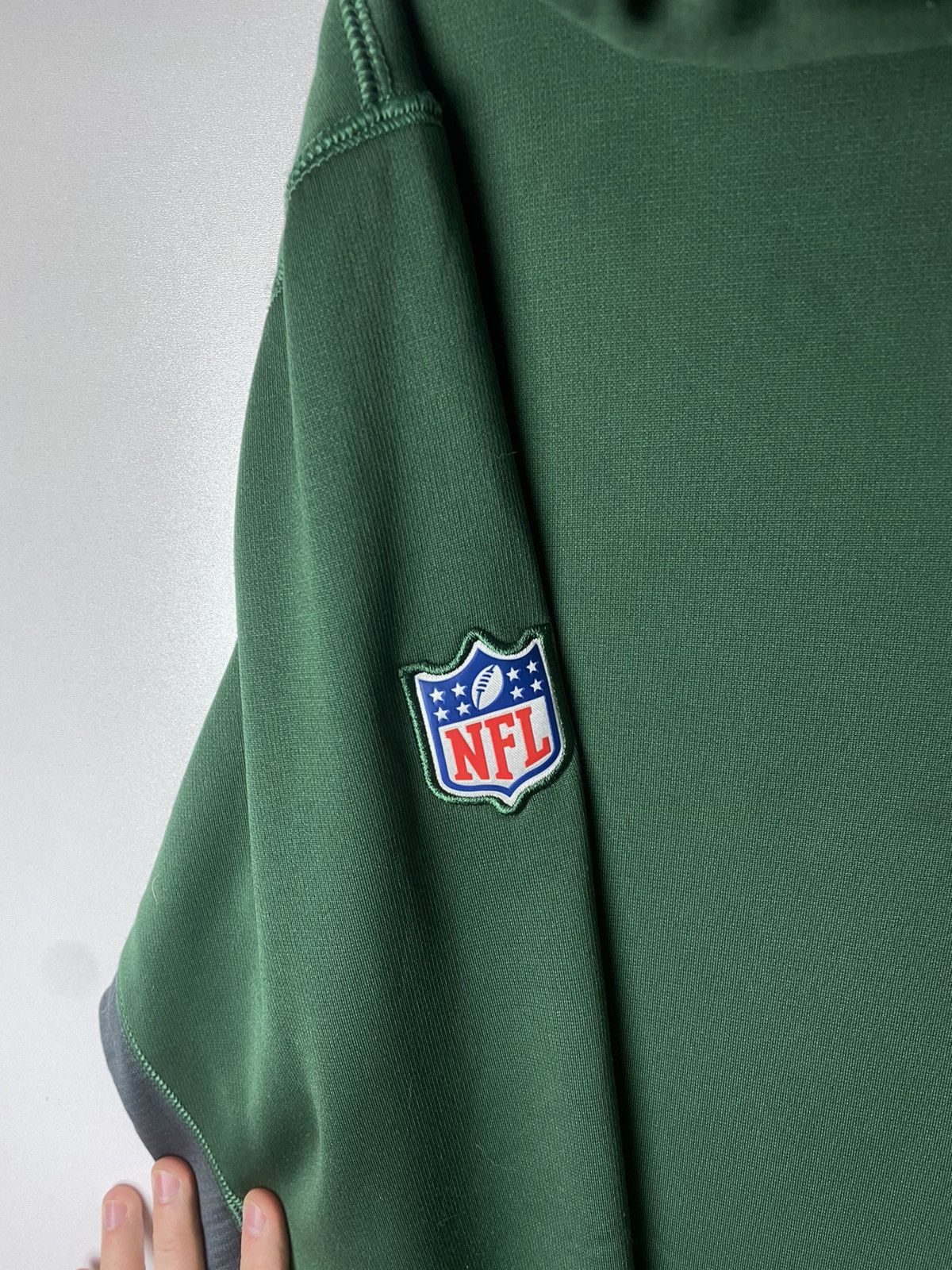 Vintage Nike NY Jets vintage hoodie size L Size US L / EU 52-54 / 3 - 9 Thumbnail