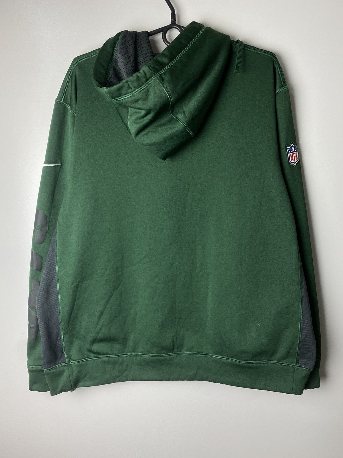 Vintage Nike NY Jets vintage hoodie size L Size US L / EU 52-54 / 3 - 2 Thumbnail