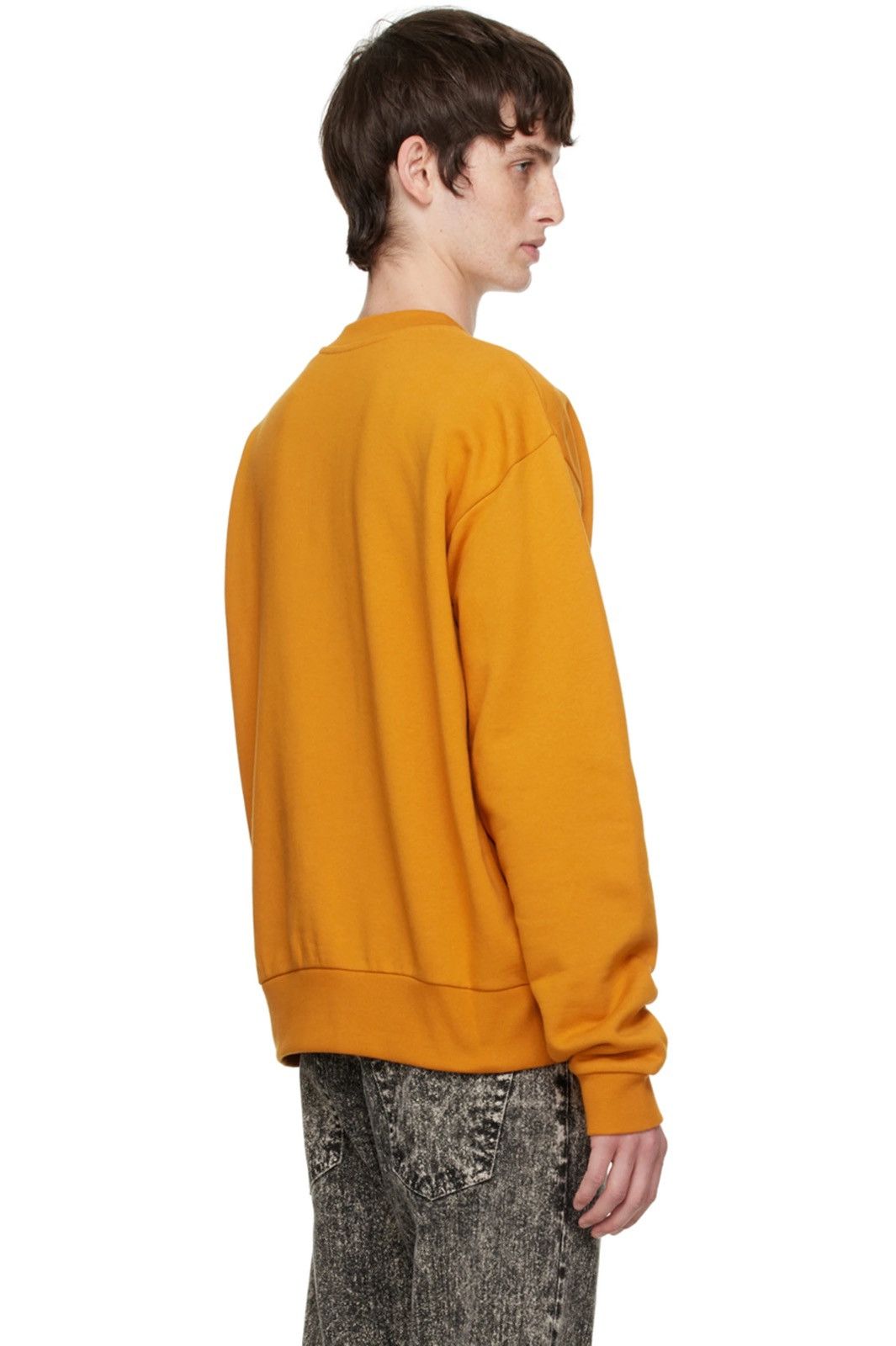 Marni FW22 Aplique Logo Sweatshirt in Sun Orange Size US L / EU 52-54 / 3 - 7 Thumbnail
