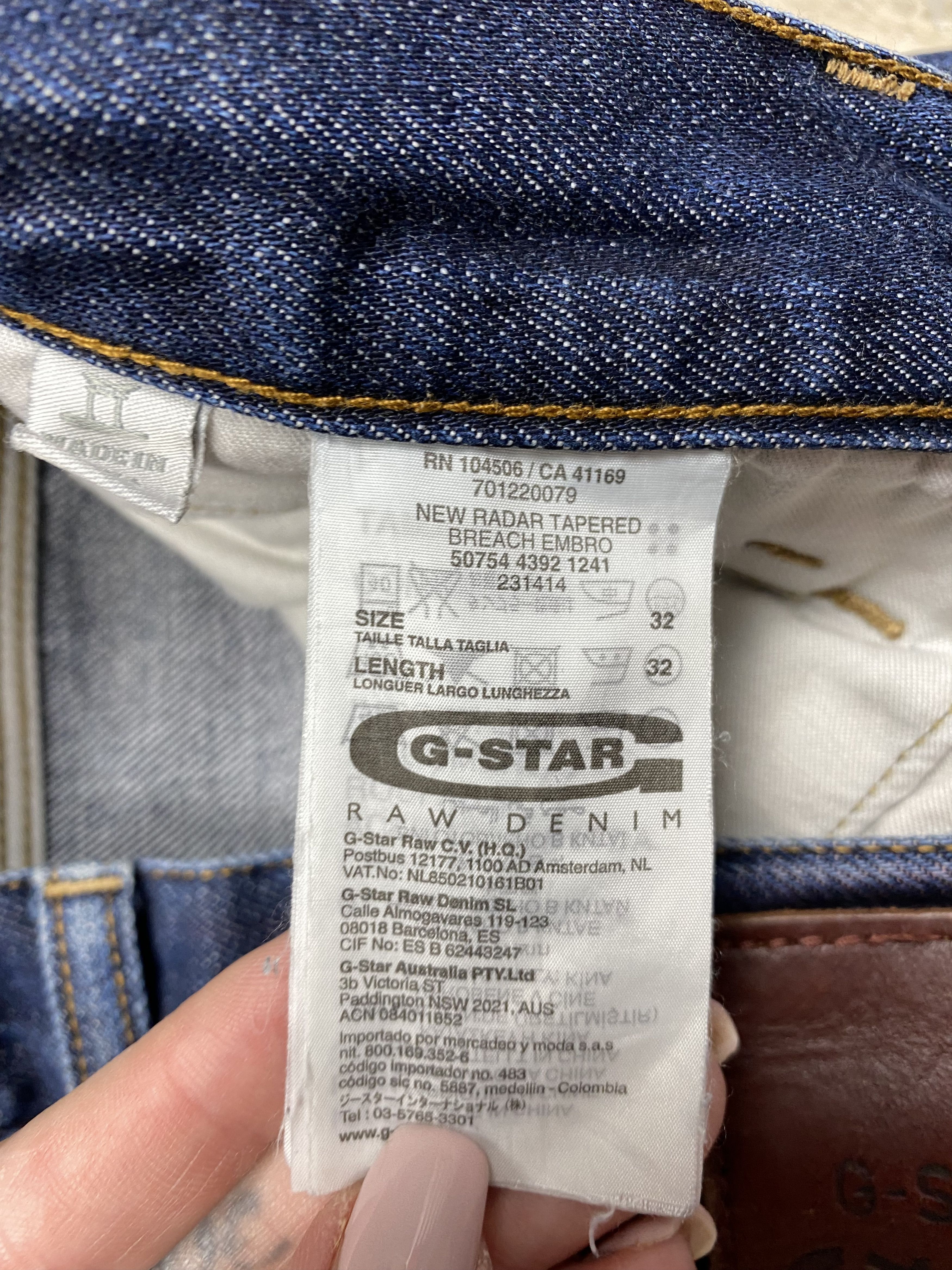 G-Star G Star Raw Vintage Mens Denim Pants Y2K Jeans Size US 32 / EU 48 - 6 Thumbnail
