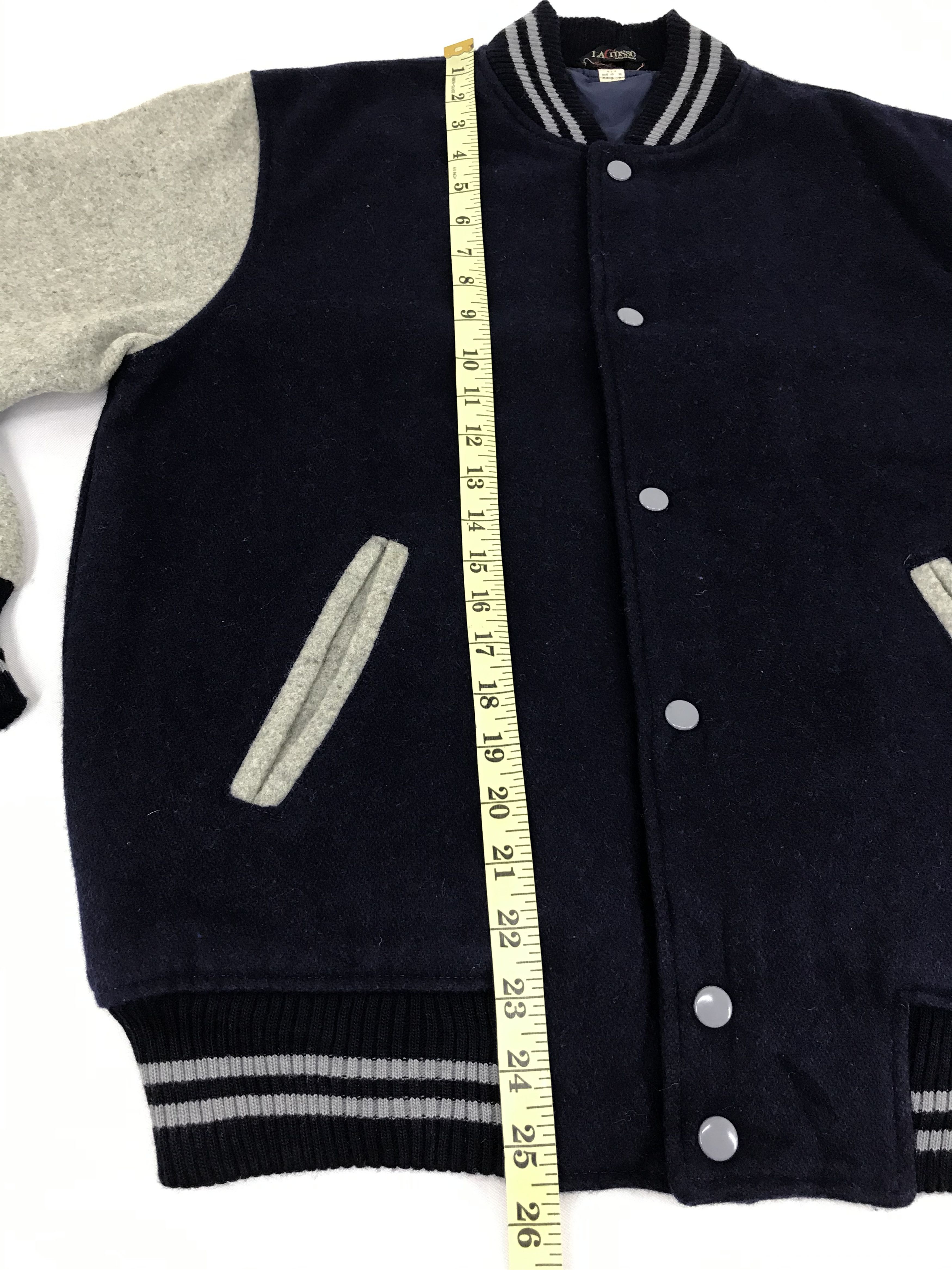 Japanese Brand × Vintage Vintage Lacrosse Varsity Jacket Wool With Quilted Inner Size US M / EU 48-50 / 2 - 8 Thumbnail