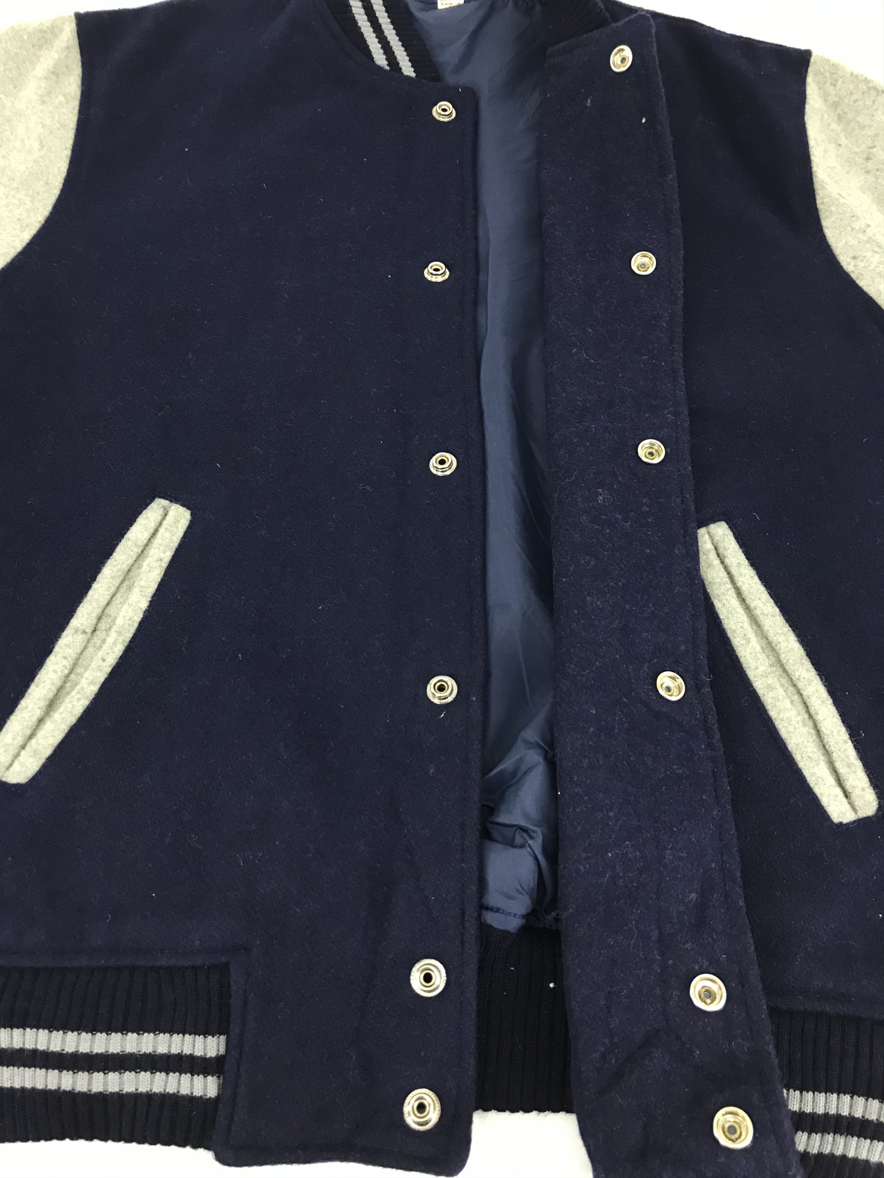 Japanese Brand × Vintage Vintage Lacrosse Varsity Jacket Wool With Quilted Inner Size US M / EU 48-50 / 2 - 2 Thumbnail