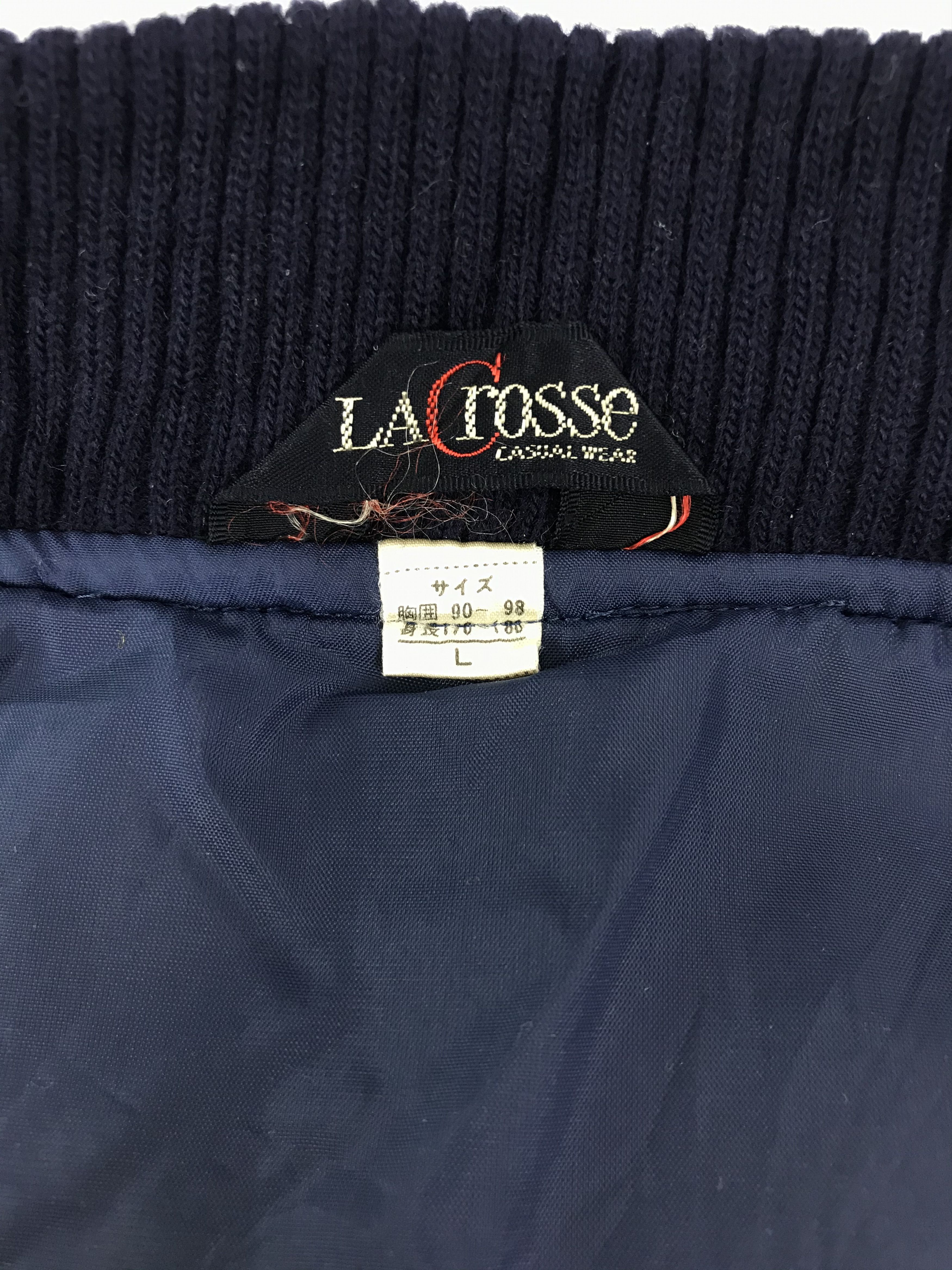 Japanese Brand × Vintage Vintage Lacrosse Varsity Jacket Wool With Quilted Inner Size US M / EU 48-50 / 2 - 5 Thumbnail