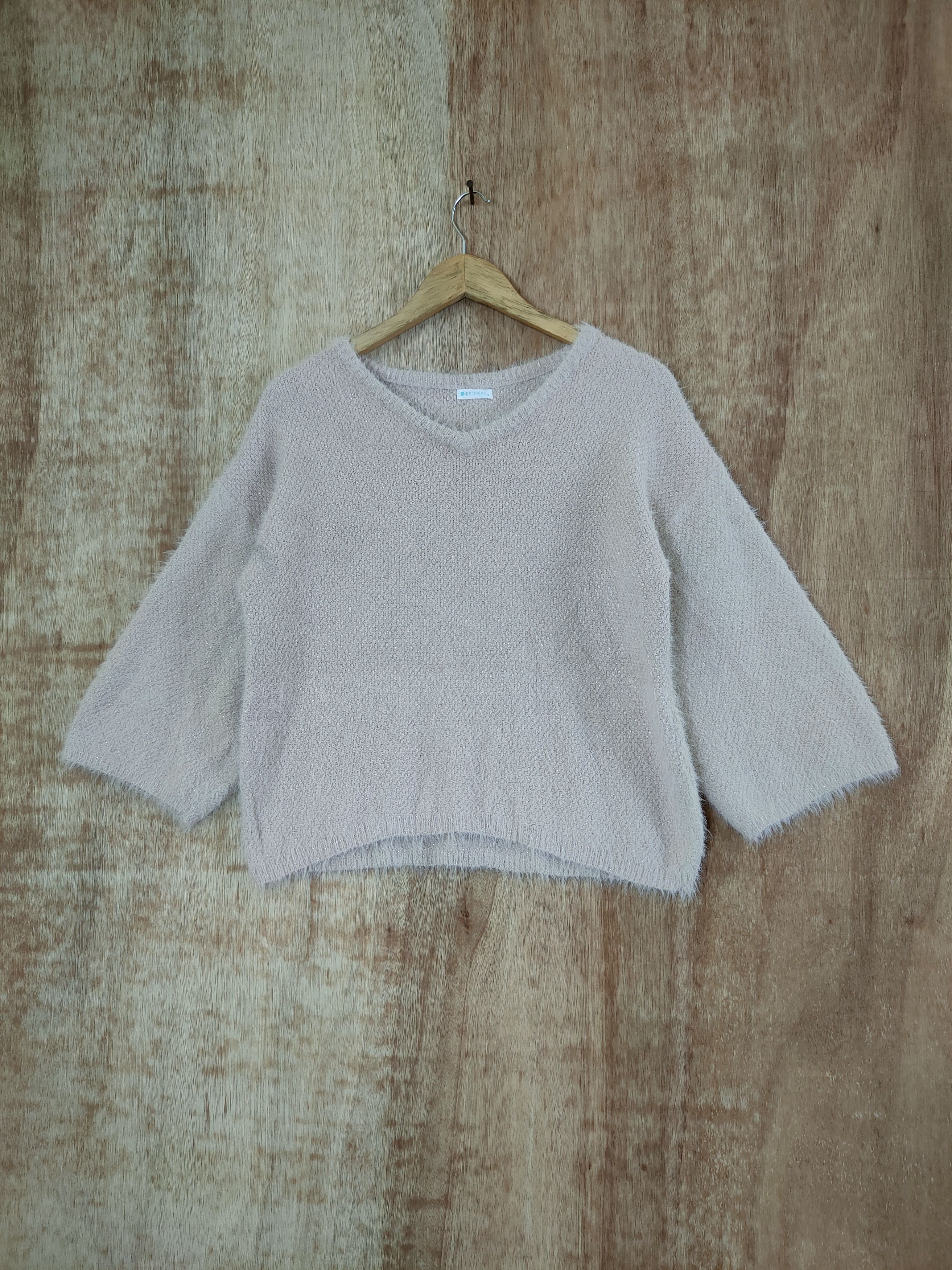 Homespun Knitwear D Persodea shag shaggy mohair soft fur knitwear #46-482 Size M / US 6-8 / IT 42-44 - 1 Thumbnail