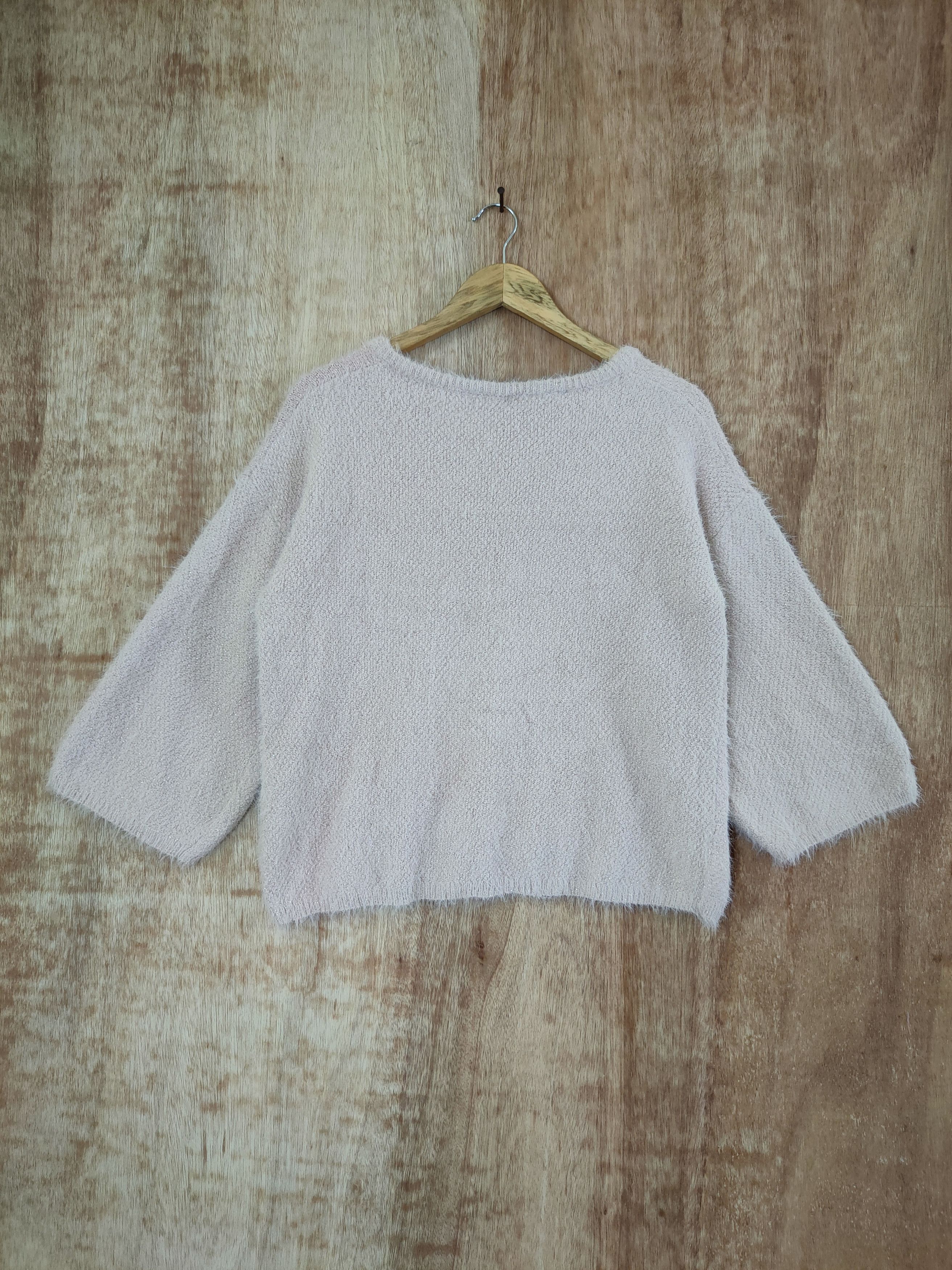 Homespun Knitwear D Persodea shag shaggy mohair soft fur knitwear #46-482 Size M / US 6-8 / IT 42-44 - 8 Thumbnail