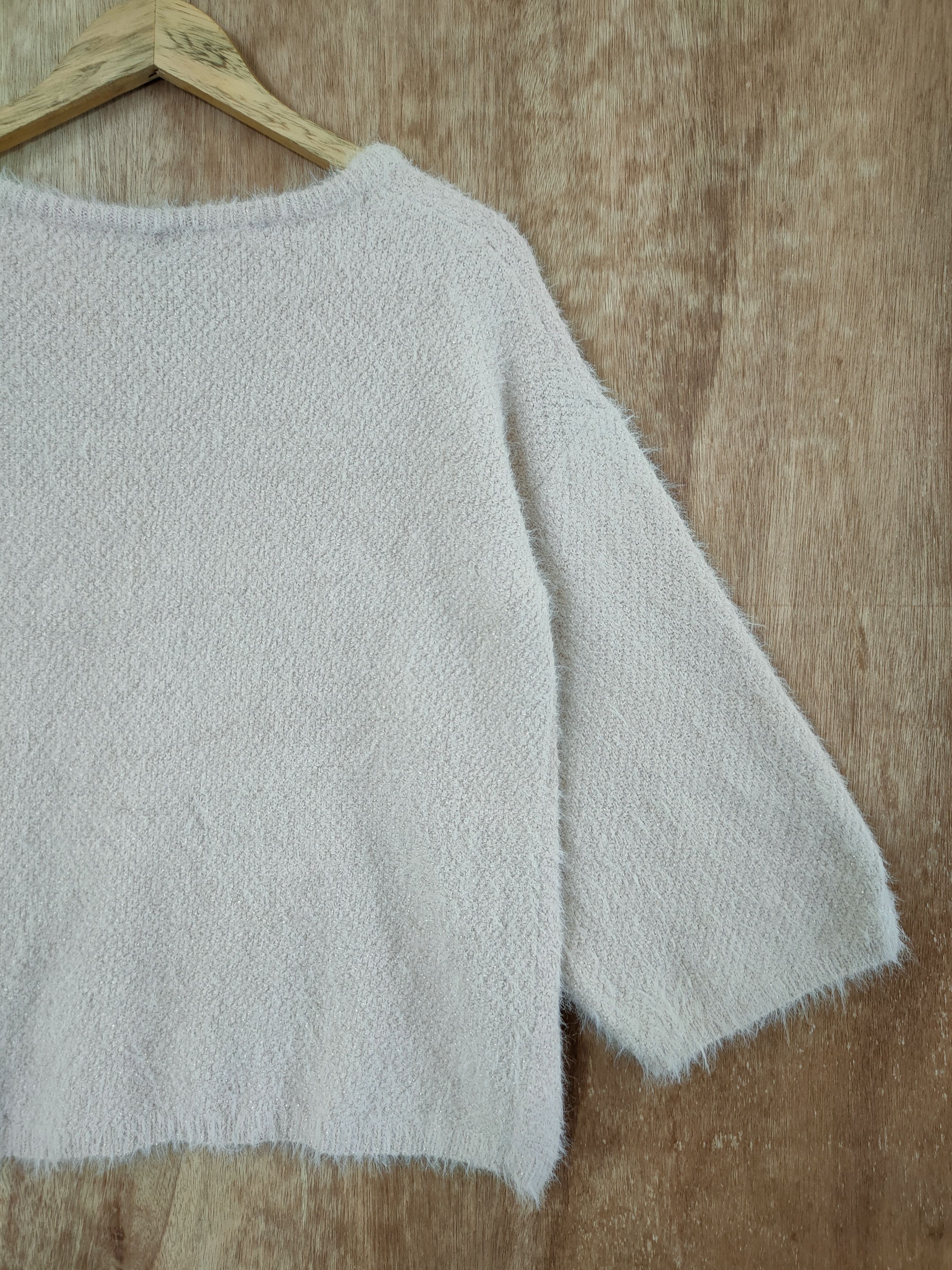 Homespun Knitwear D Persodea shag shaggy mohair soft fur knitwear #46-482 Size M / US 6-8 / IT 42-44 - 10 Thumbnail
