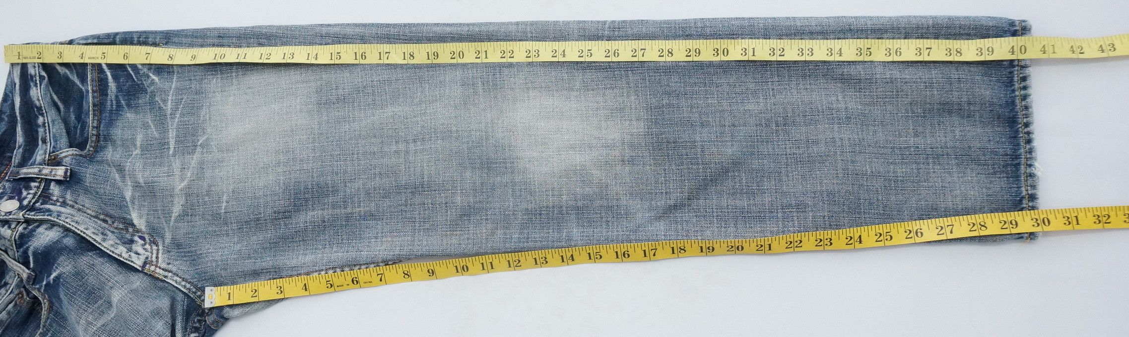 Japanese Brand Dope! TAKEO KIKUCHI Vtg Worn Distressed Patch Pocket Jeans Size US 30 / EU 46 - 16 Thumbnail