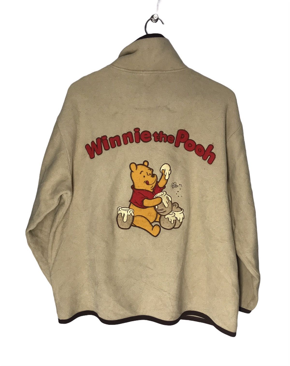 Disney Winnie the Pooh fleece button up Size US M / EU 48-50 / 2 - 2 Thumbnail